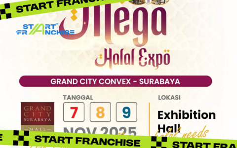 Pameran Mega Halal Expo INBEX, Ajang Bisnis Halal Terbesar di Surabaya #StartFranchise
