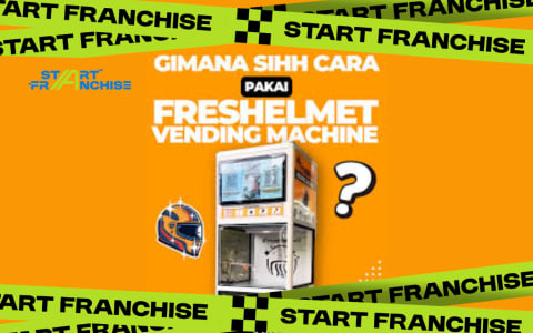 Peluang Kemitraan FresHelmet, Bisnis Vending Machine Cuci Helm Pertama di Indonesia #StartFranchise