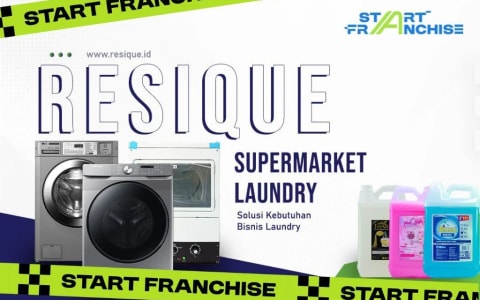 Peluang Usaha Resique Distributor Partner Supermarket Laundry, Untung Berlipat dengan 100% Revenue Menjadi Hak Anda #StartFranchise