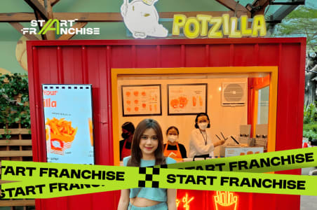 Bisnis Kemitraan Potzilla Indonesia Kentang Goreng Godzilla yang Menggila #StartFranchise
