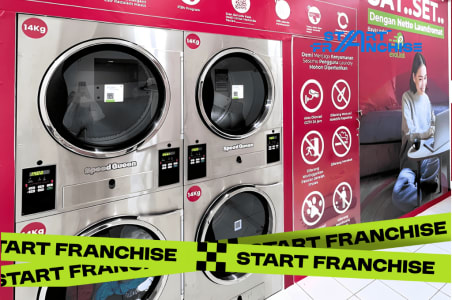Bisnis Franchise Netto Laundromat Indonesia – Laundry Self-Service Modern #StartFranchise