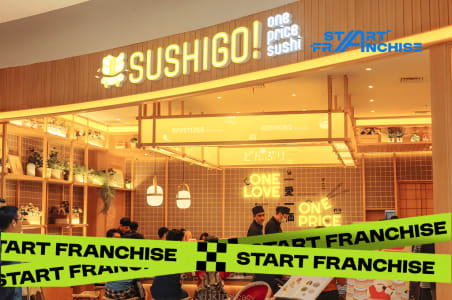 Bisnis Franchise Sushi Go Restoran Sushi Harga Terjangkau dengan Konsep Modern #StartFranchise