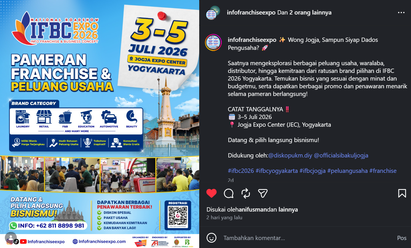 IFBC 2026 Jogja Expo Center (JEC)