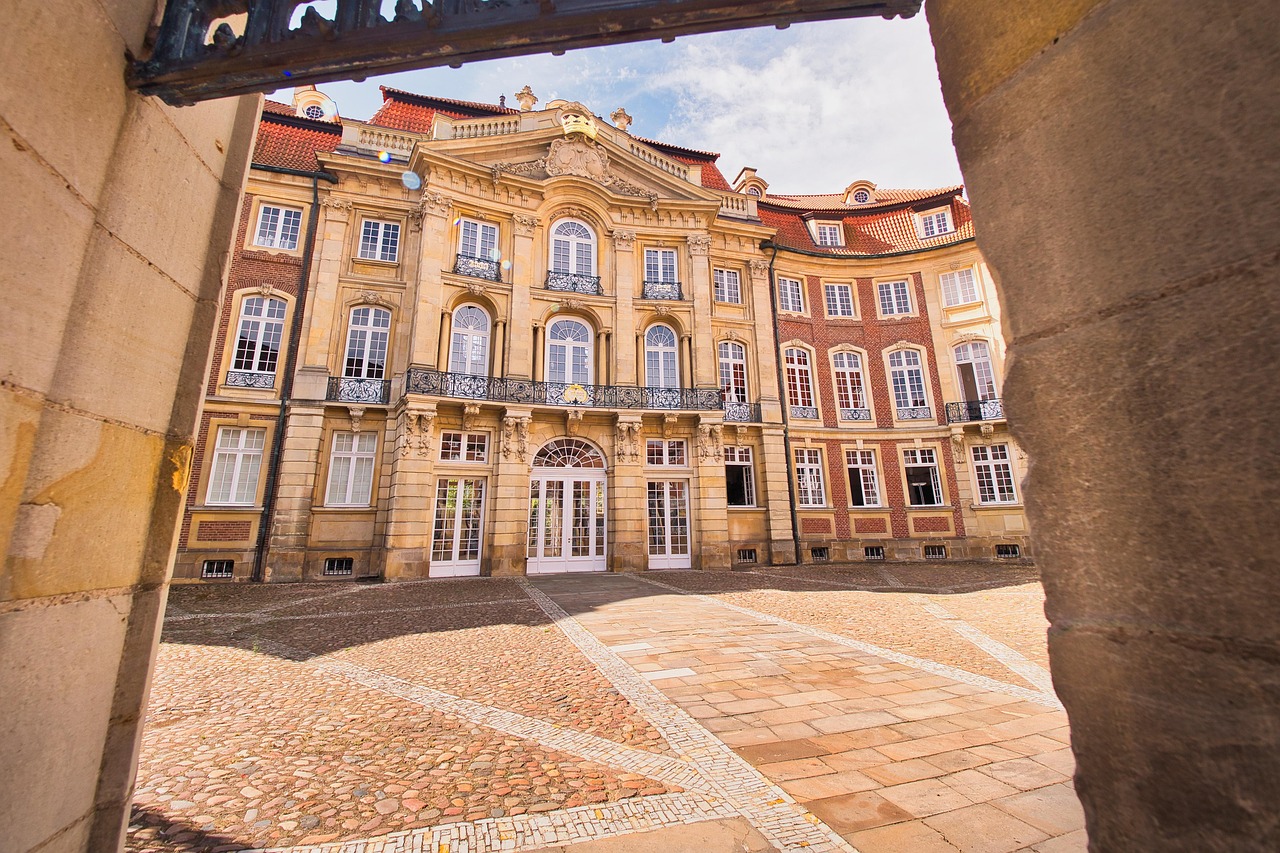 Germany: muenster, erbdrostenhof, baroque palace, baroque architecture, castle, historical site, palace, building, architecture, facade, castle, castle, palace, palace, palace, palace, palace