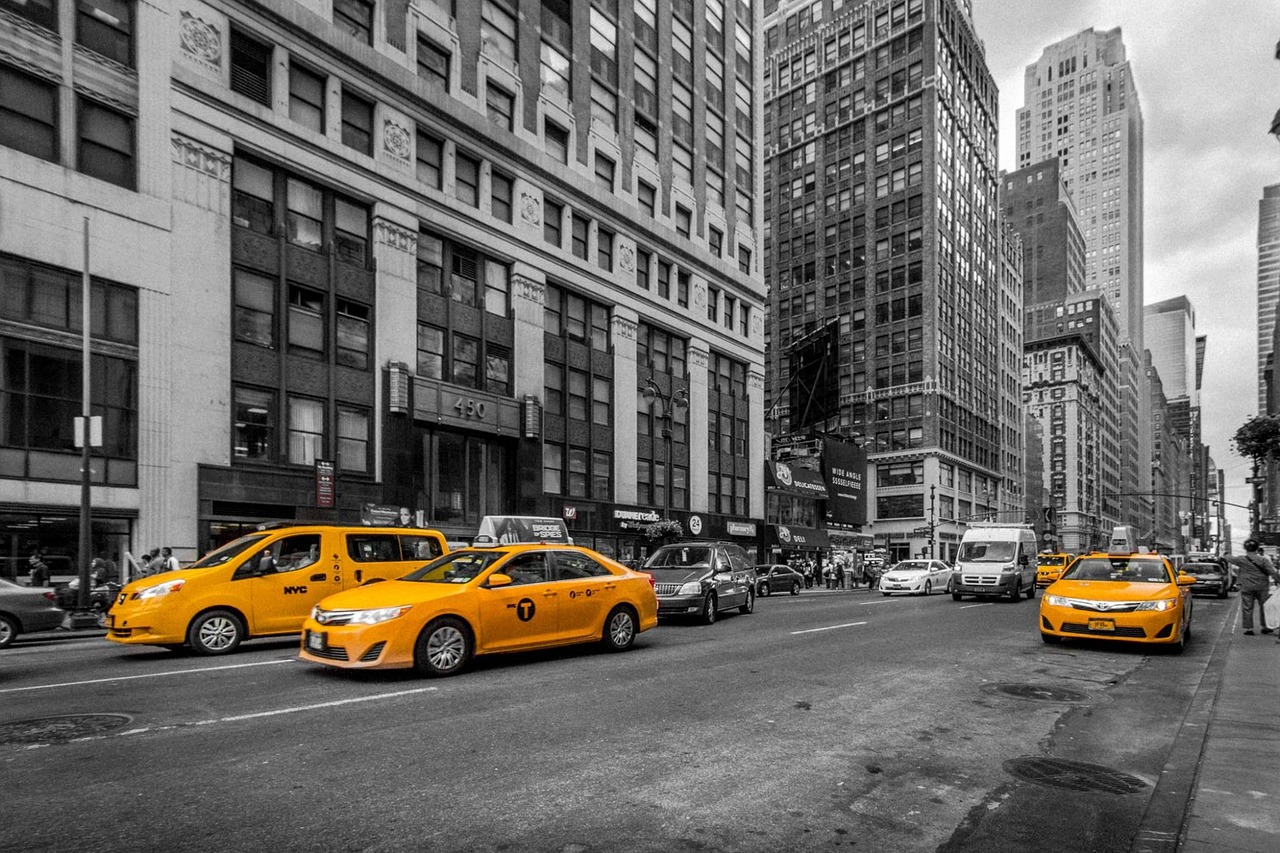 USA: new york, cab, cabs, taxi, urban, city, street, manhattan, yellow, traffic, car, nyc, new york city, usa, road, america, transportation, downtown, new york city street, new york street, building, vehicle, car wallpapers, transport, gray car, gray city, gray road, gray building, gray news, gray street, gray new