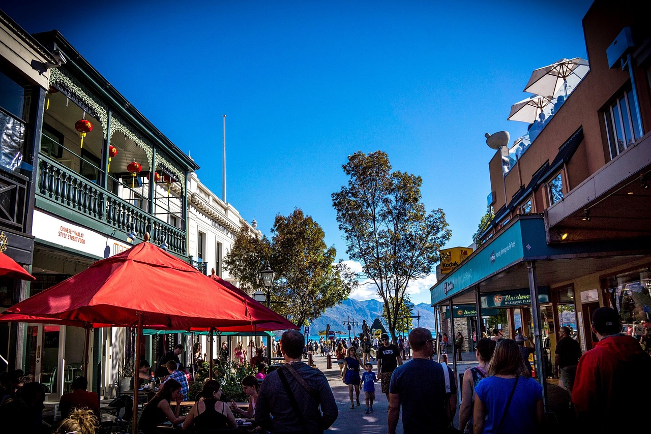 New Zealand: downtown, queenstown, new zealand, buildings, architecture, street, people, queenstown, queenstown, queenstown, queenstown, queenstown, new zealand
