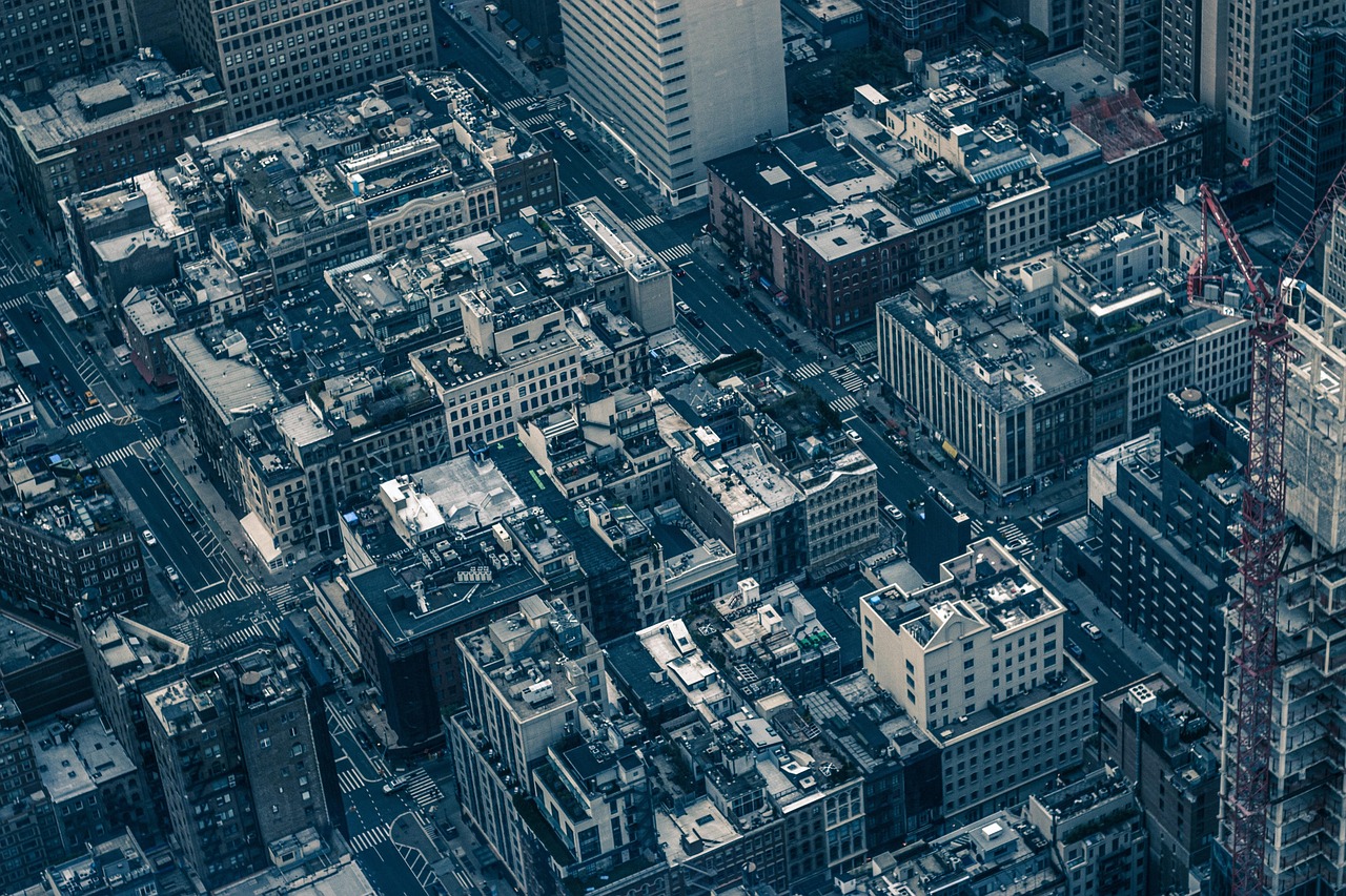 USA: usa, city, sunset, skyline, nature, new york, urban, buildings, aerial view, united states, manhattan