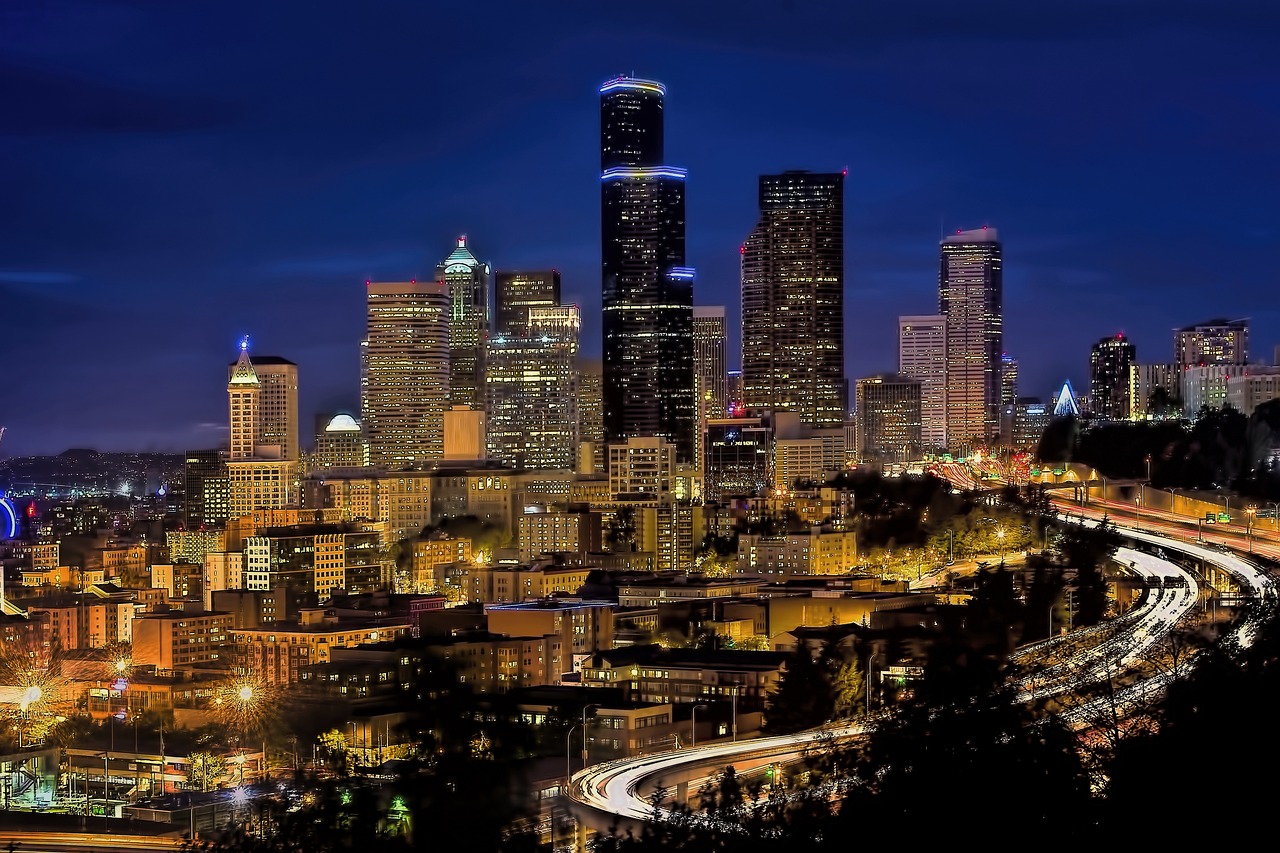 UAE: buildings, city, illuminated, city lights, cityscape, skyline, downtown, seattle, urban, night sky, urban landscape, city, city, seattle, seattle, seattle, seattle, seattle