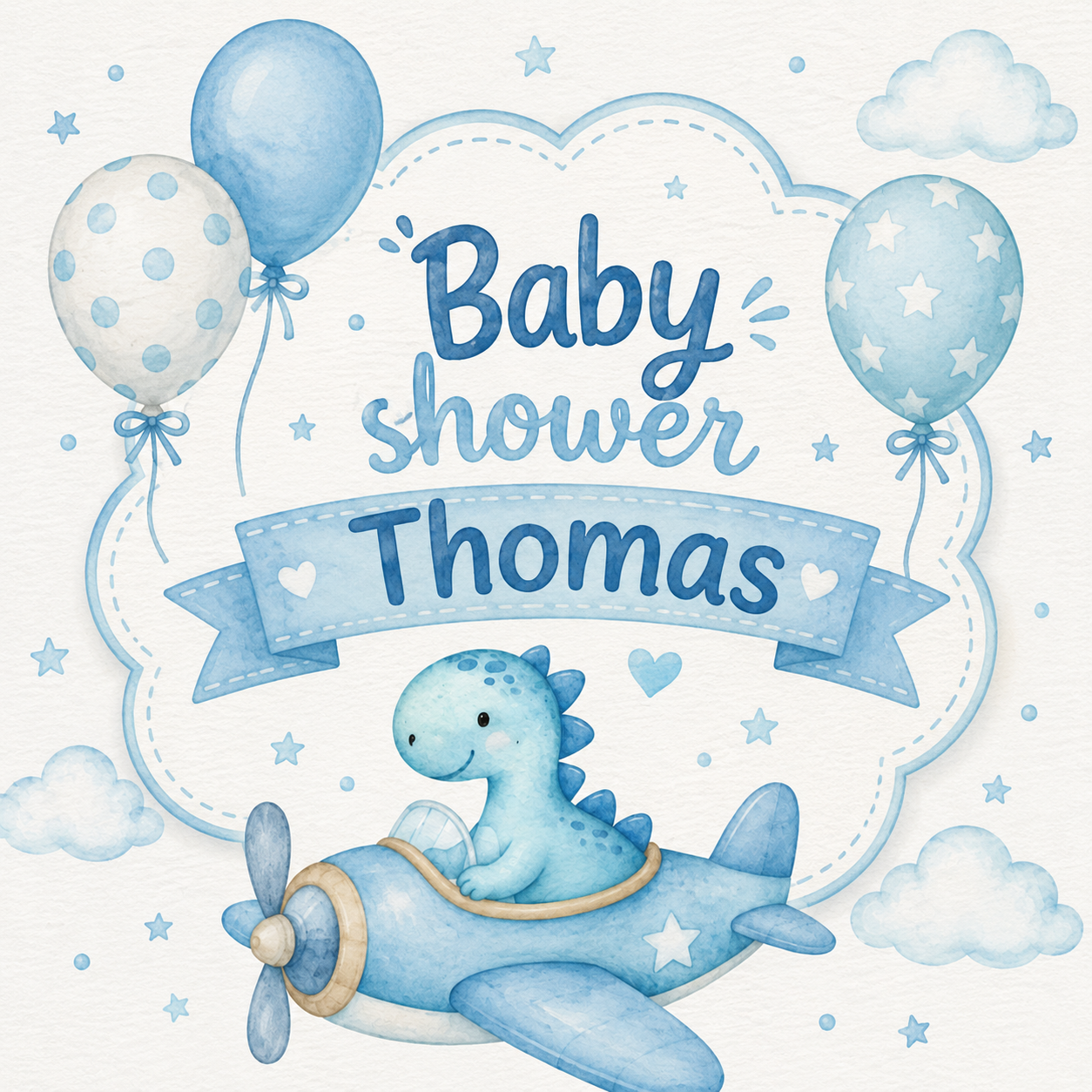 Preview Baby Shower Dino