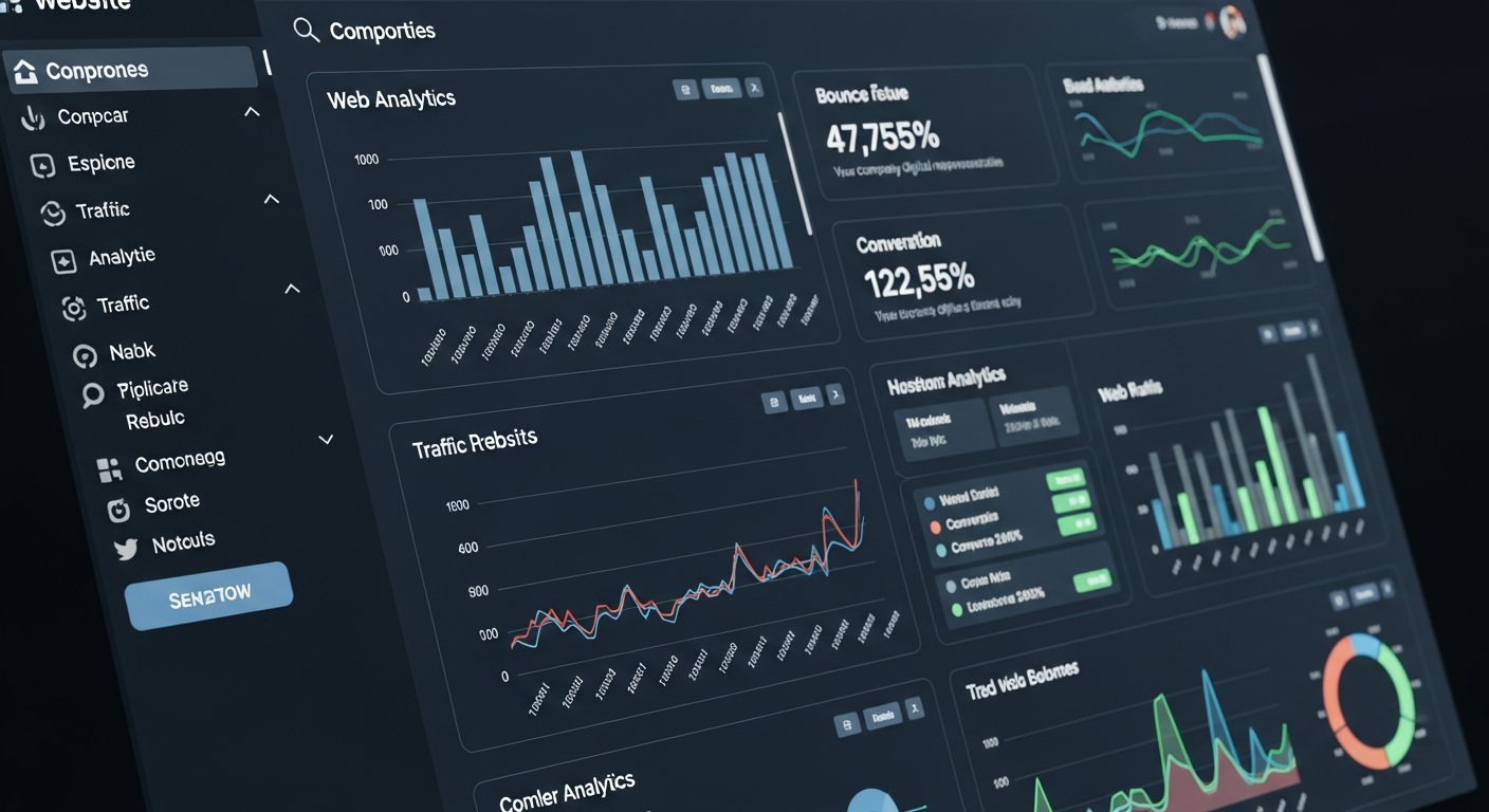 Kurumsal web sitesi performans analizi ve metrikler