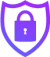 Icono de protección al comprador representado con un escudo y candado