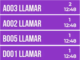 icono de 4 llamados visibles
