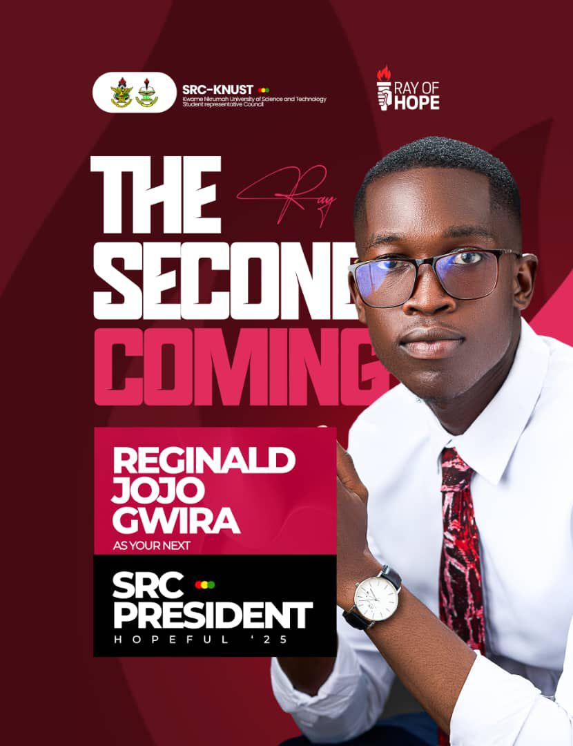 KNUST SRC Election: Reginald Jojo Gwira’s Campaign Responds to Smear Attacks Amidst Rising Tensions