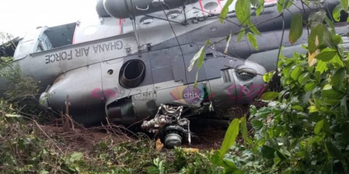 Military Helicopter Crash in Adansi Akrofuom Kills All Onboard, Cause Under Investigation