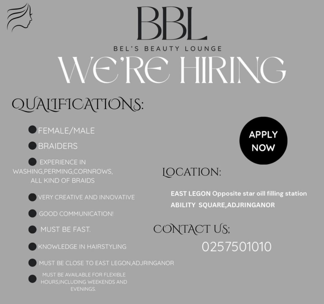 BRAIDERS  EXPERIENCE IN WASHING, PERMING, CORNROWS, ALL KIND OF BRAIDS