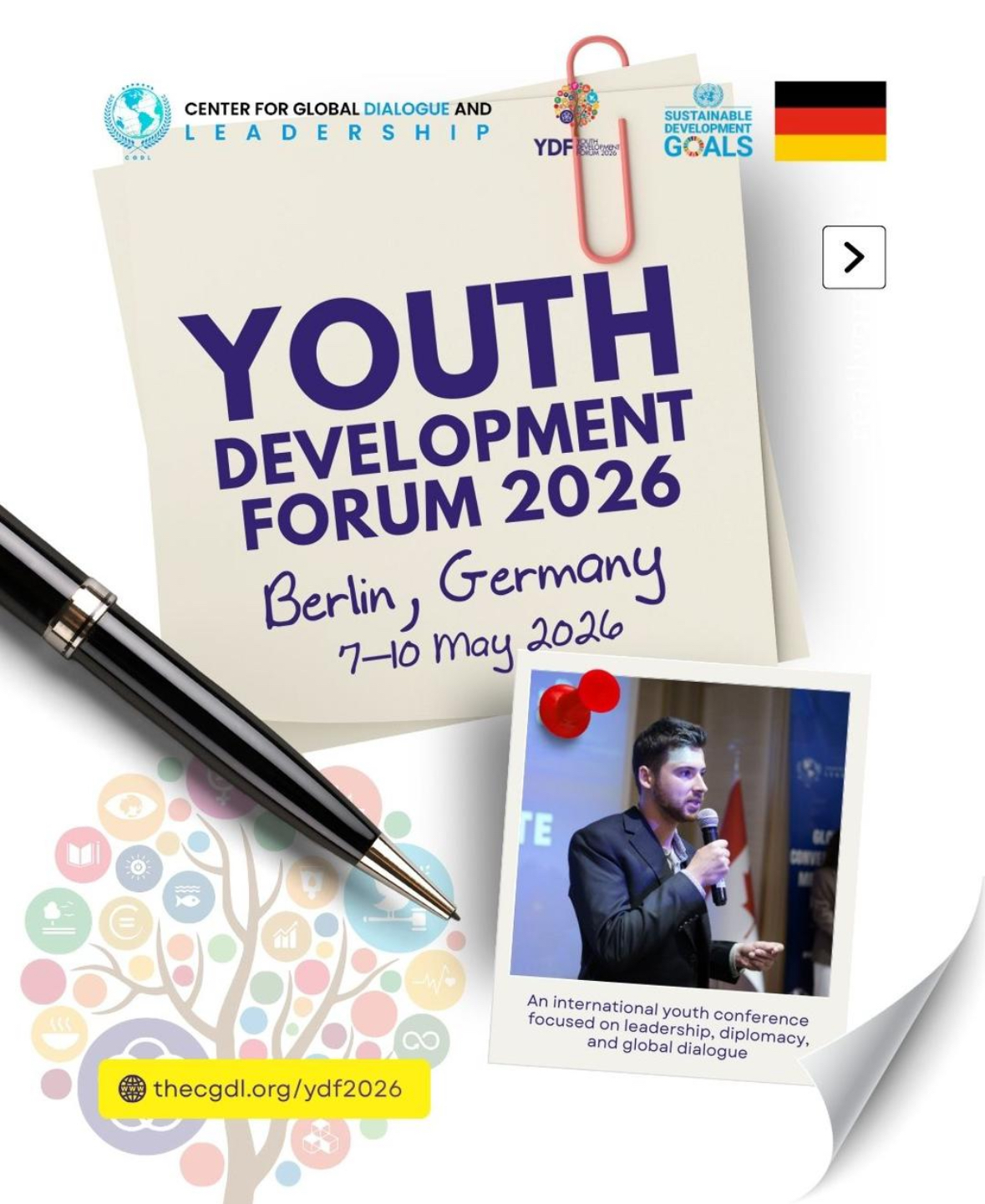 Youth Development Forum 2026 Berlin, Germany