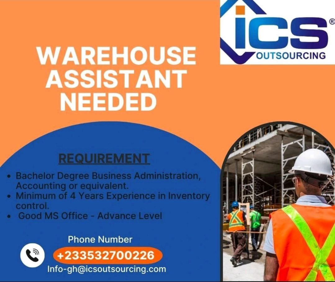 WAREHOUSE ASSISTANT NEEDED