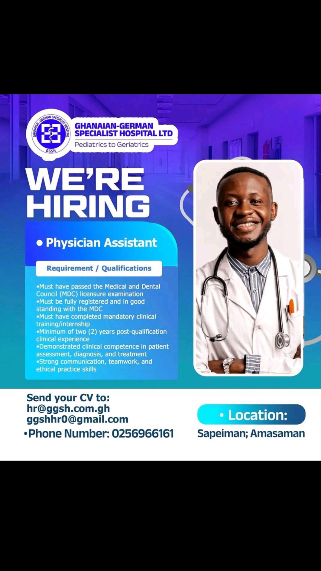 PHYSICIAN ASSISTANT 🚨