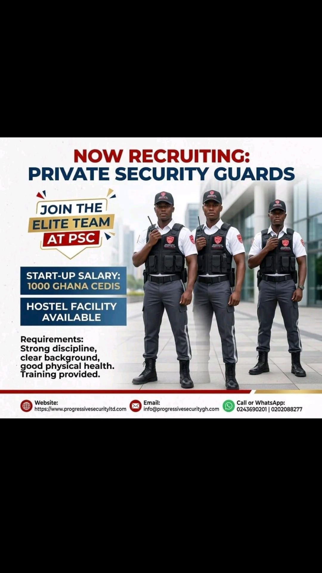 PRIVATE SECURITY GUARDS 🚨