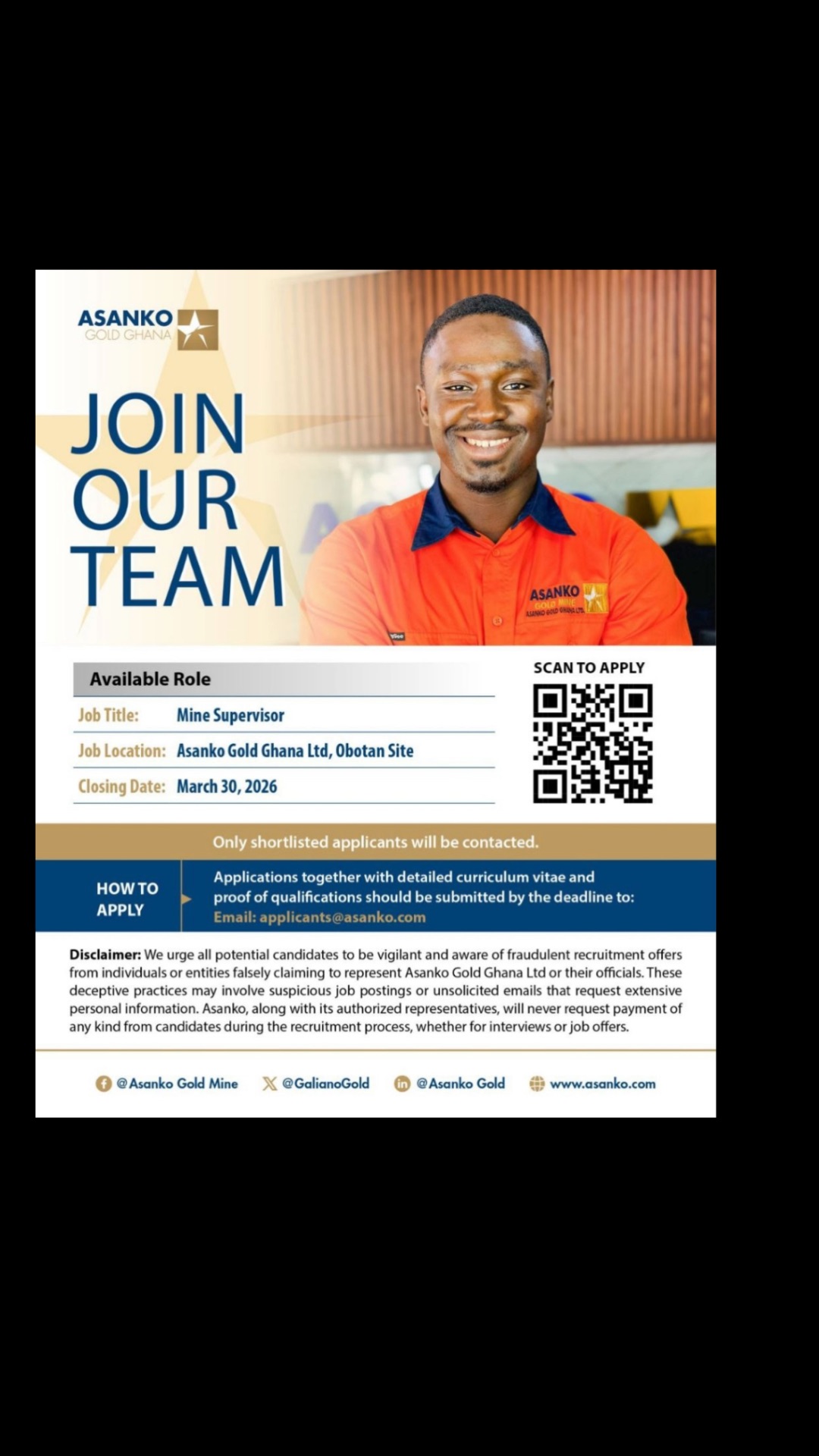 MINE SUPERVISOR 🚨