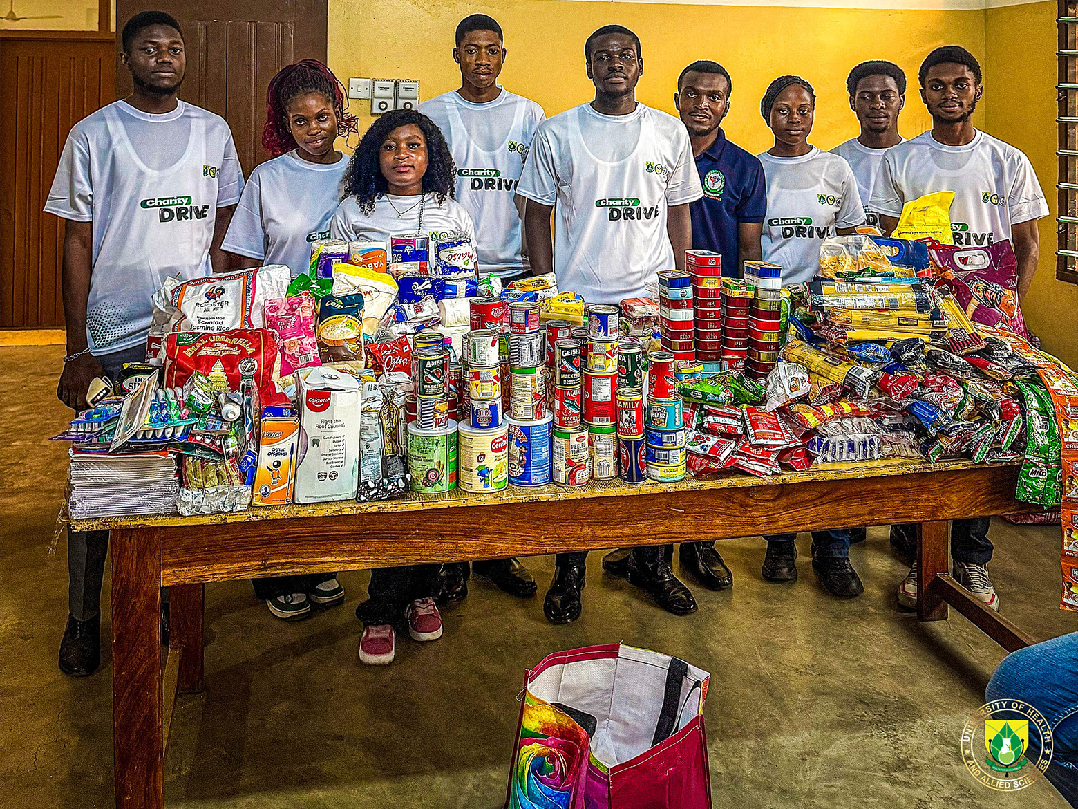 UHAS Biochemistry Students Extend Compassion Through “A Day of Impact” Charity Drive