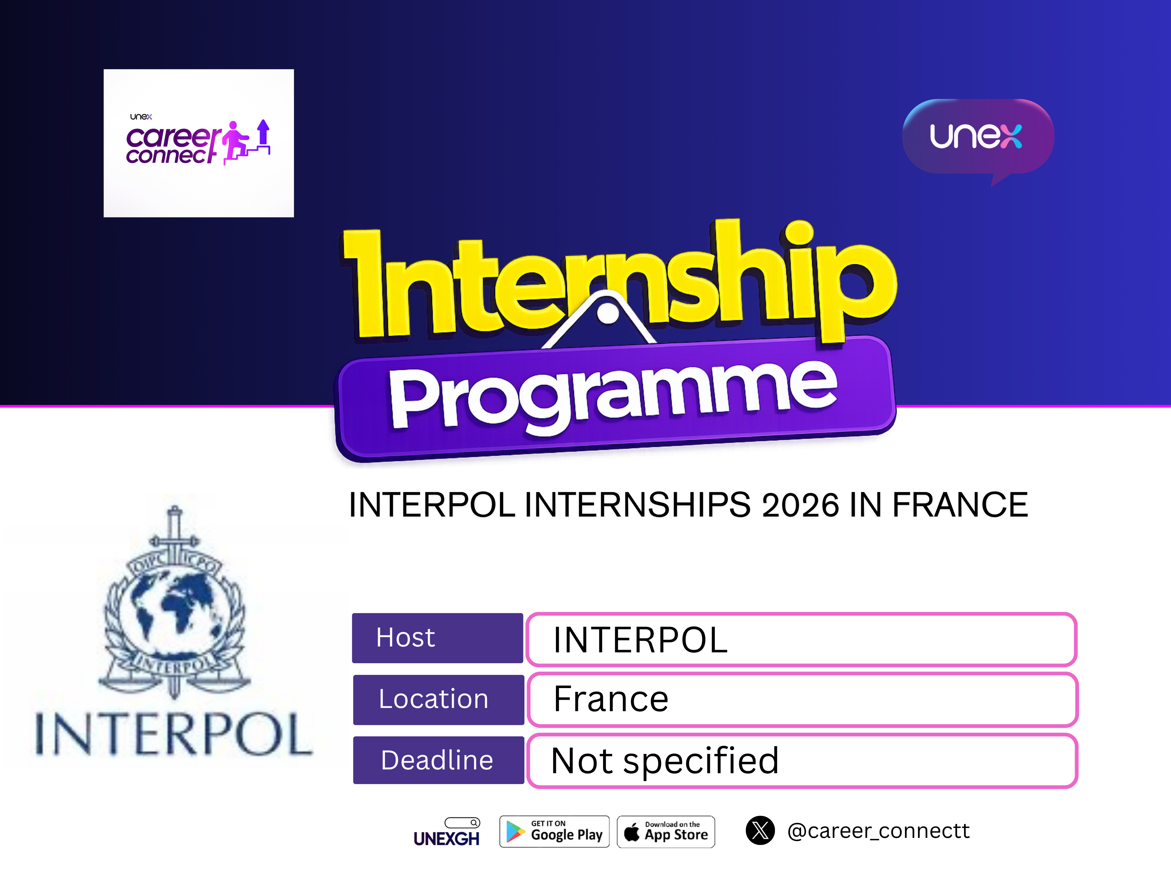 INTERPOL Internships 2026 in France