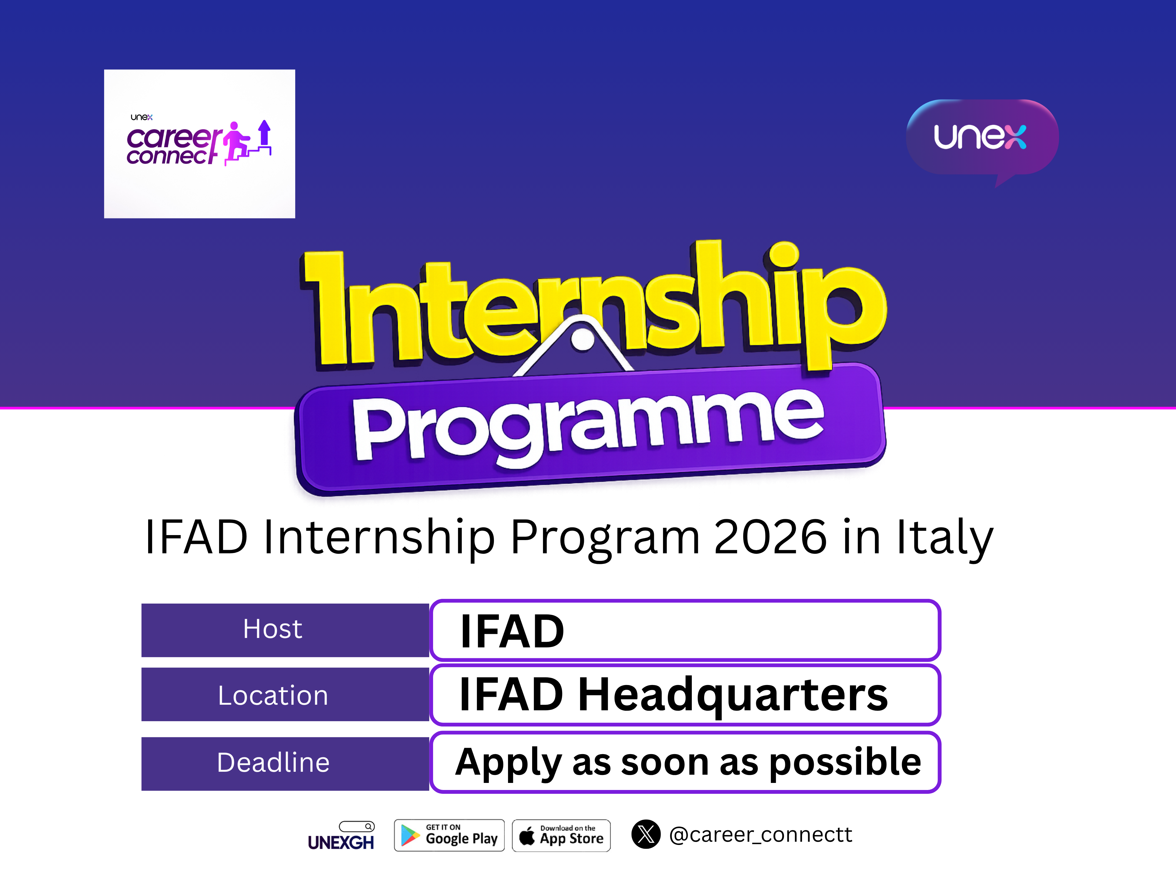 IFAD Internship Program 2026 in Italy