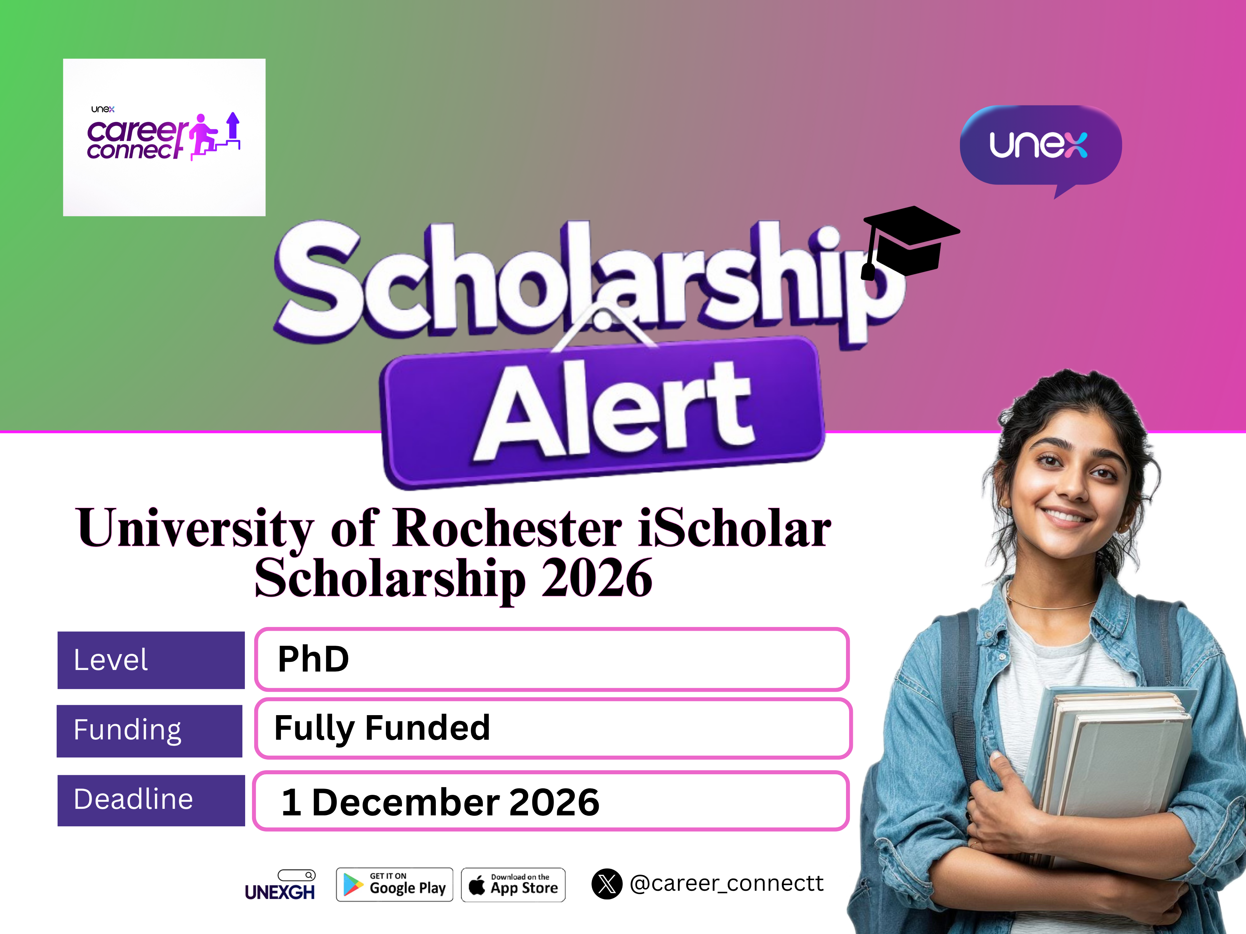 University of Rochester iScholar Scholarship 2026