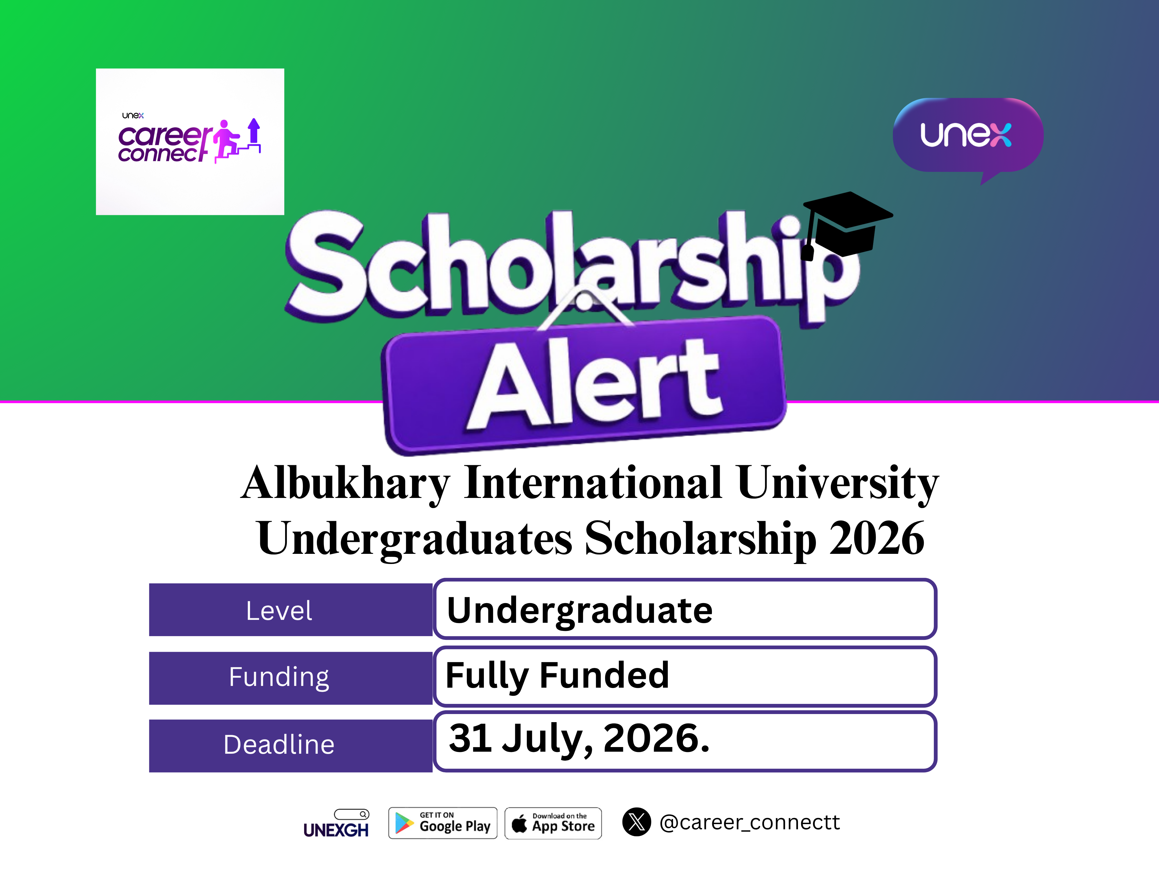 Albukhary International University Undergraduates Scholarship 2026