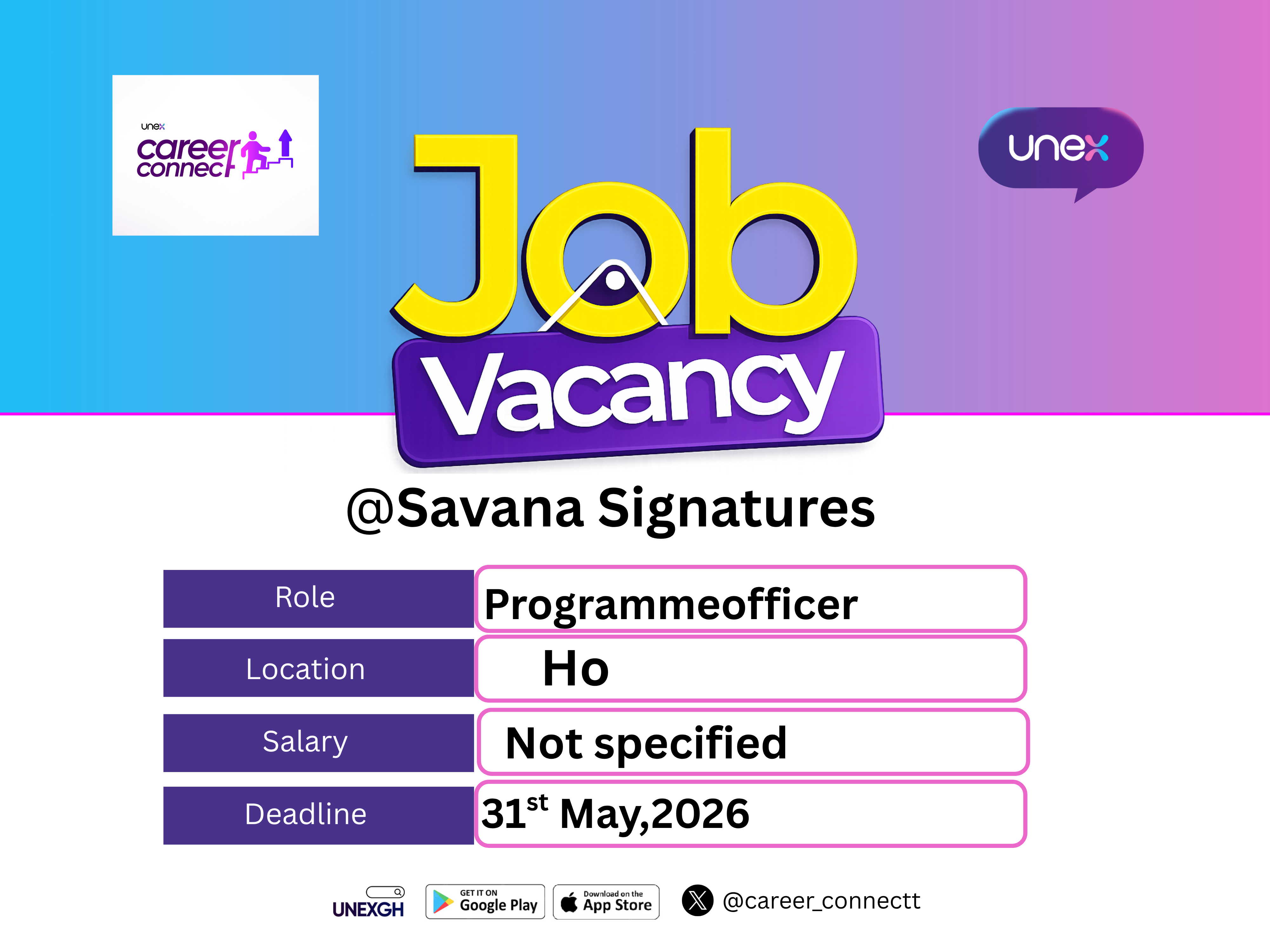 Programme Officer