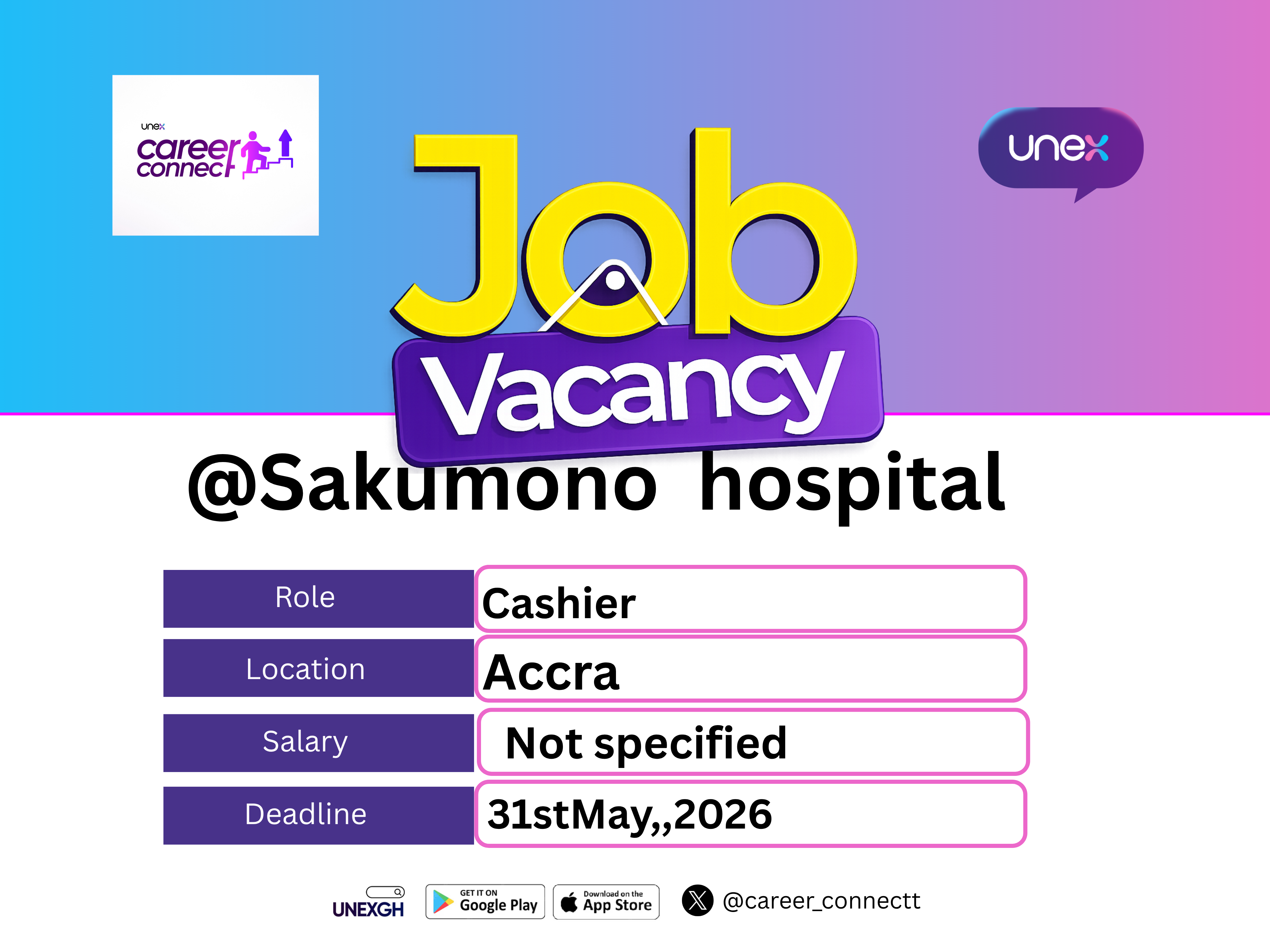 Receptionist/Cashier