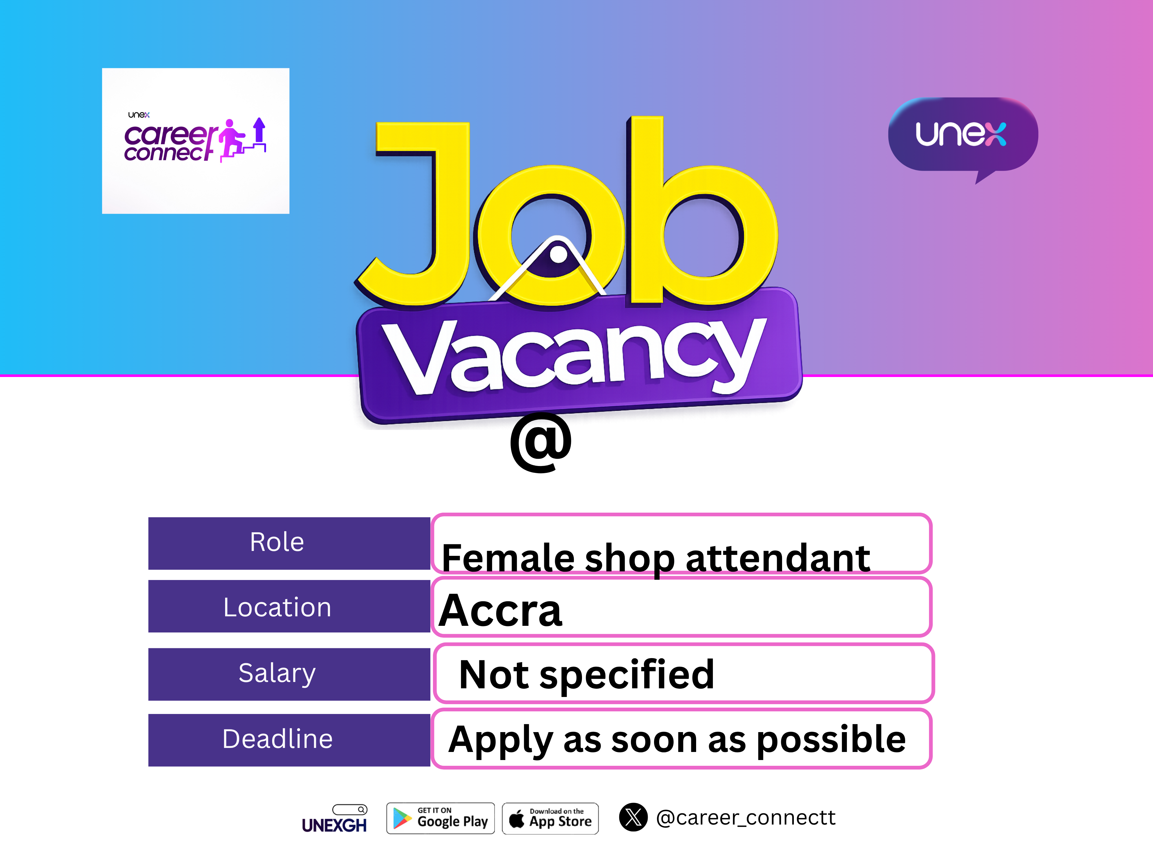 Female shop attendant