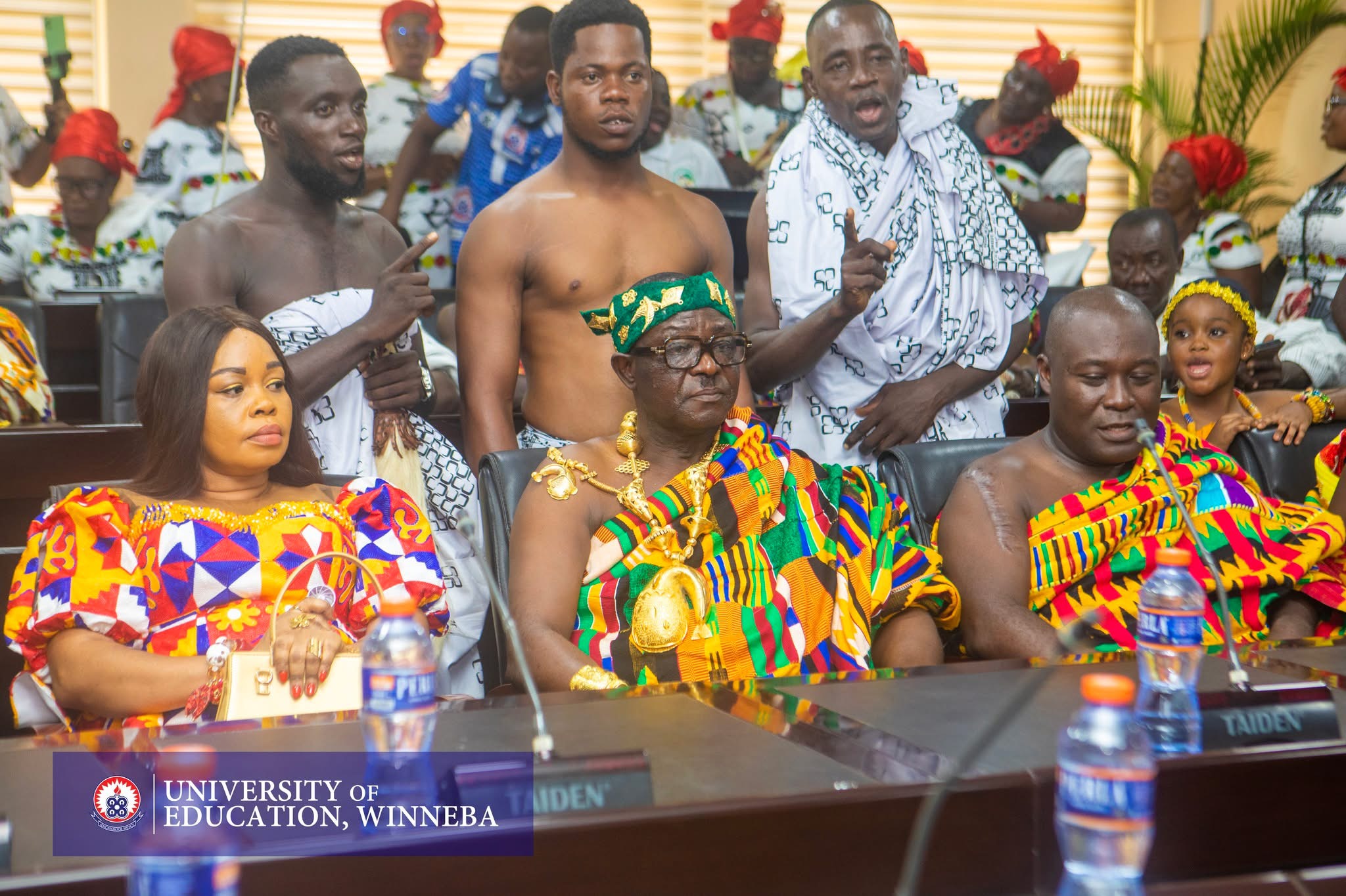 UEW Hosts Pat Thomas and Odau Paramount Chief Ahead of “Sound Flames” Music Program