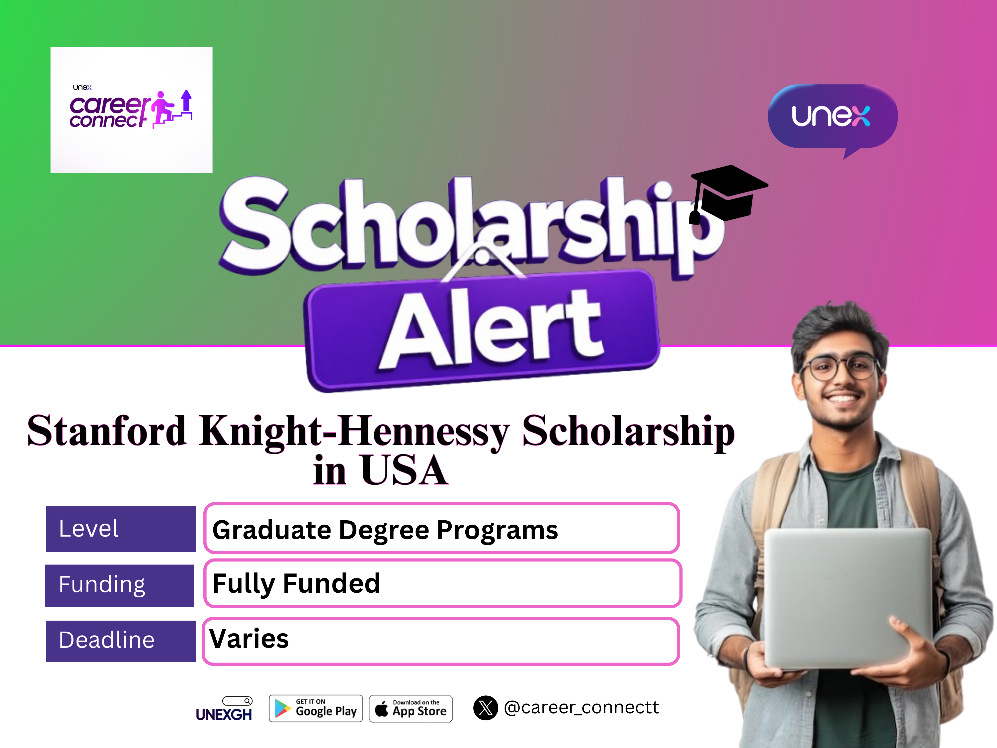 Stanford Knight-Hennessy Scholarship in USA