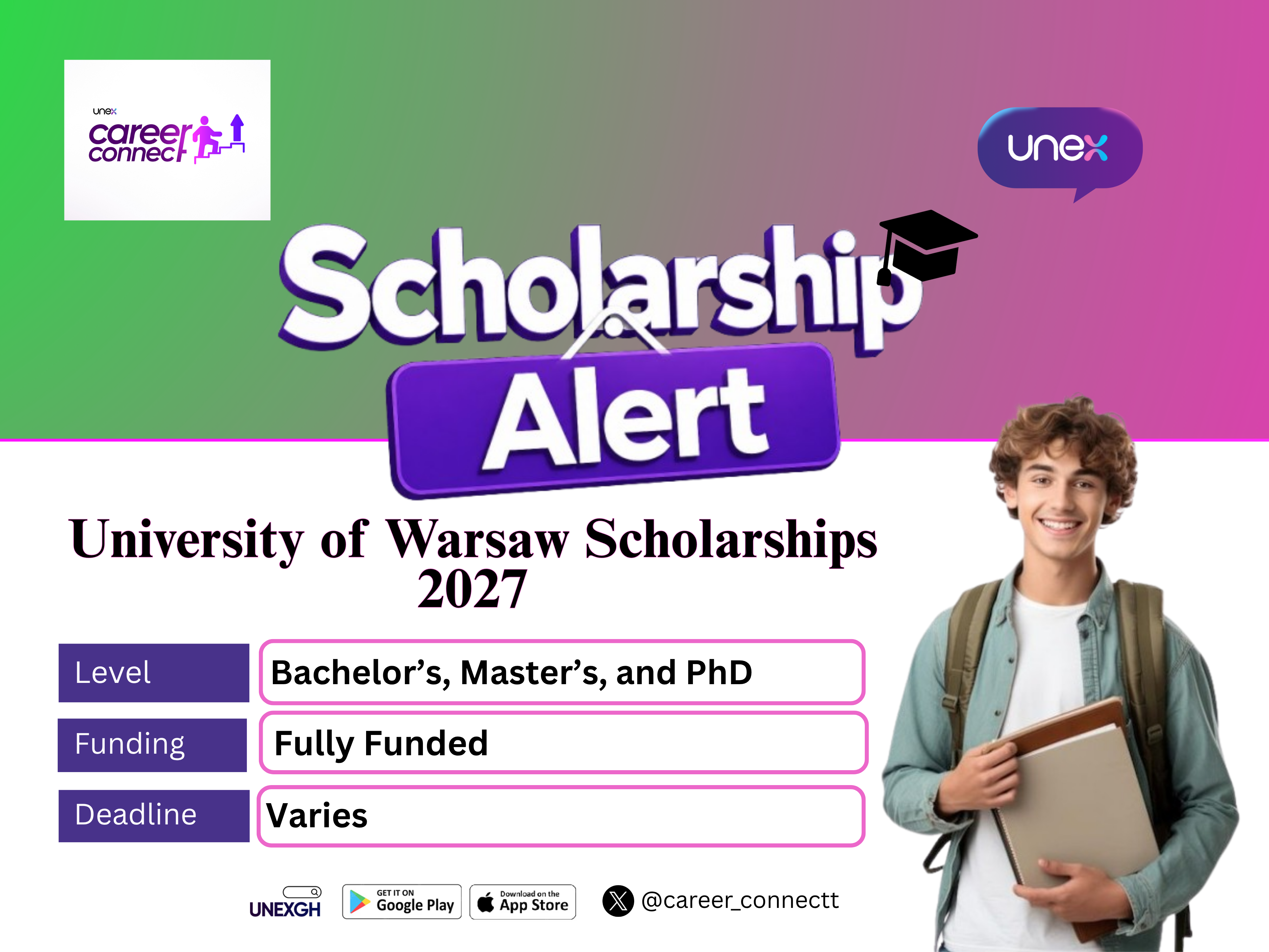 University of Warsaw Scholarships 2027