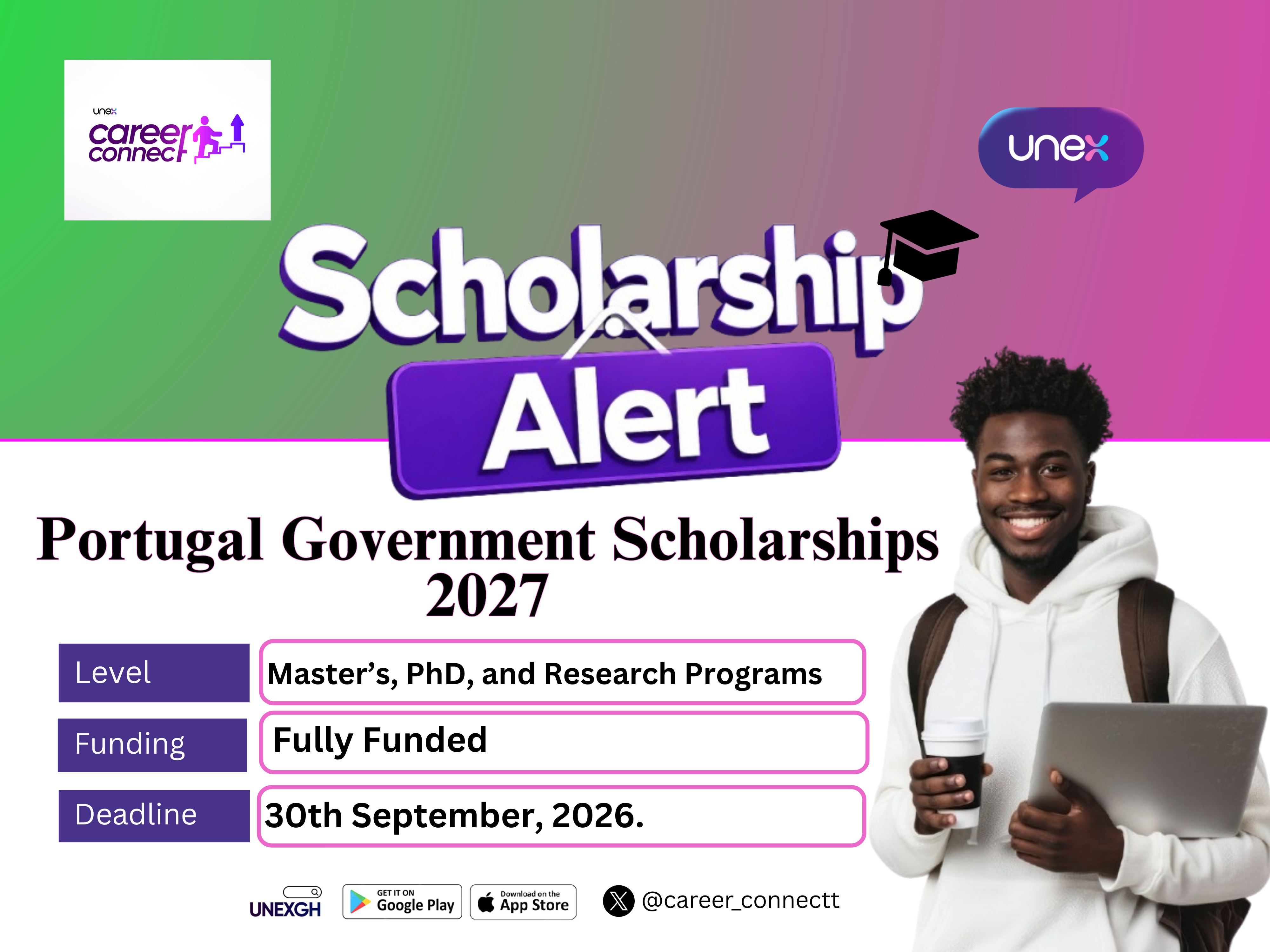 Portugal Government Scholarships 2027