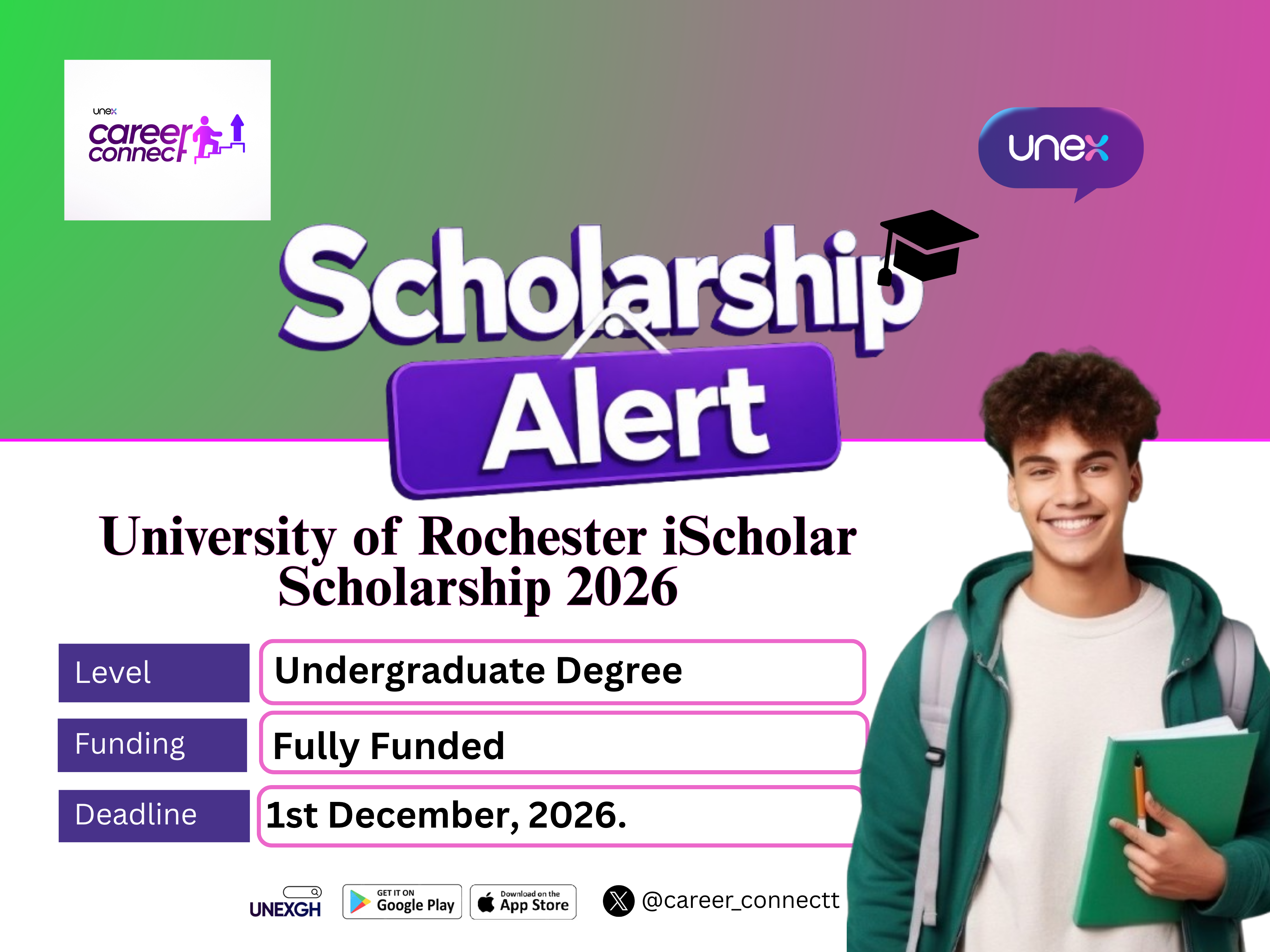 University of Rochester iScholar Scholarship 2026