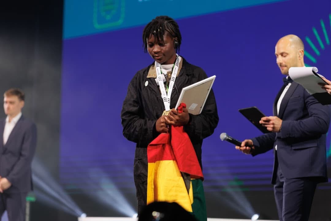 UENR Student Makes History with Double Gold Win at International Skills Championship in Russia