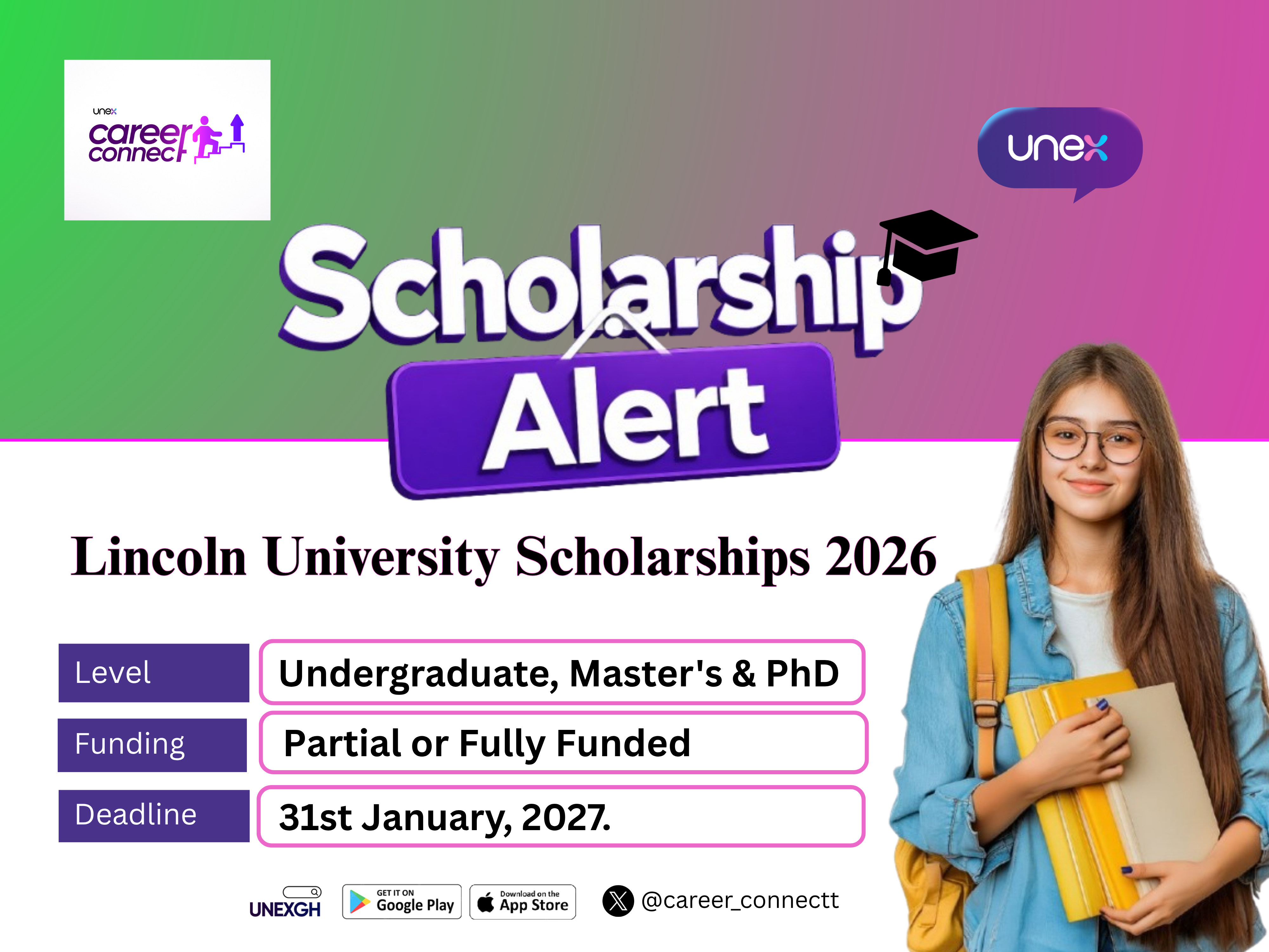 Lincoln University Scholarships 2026
