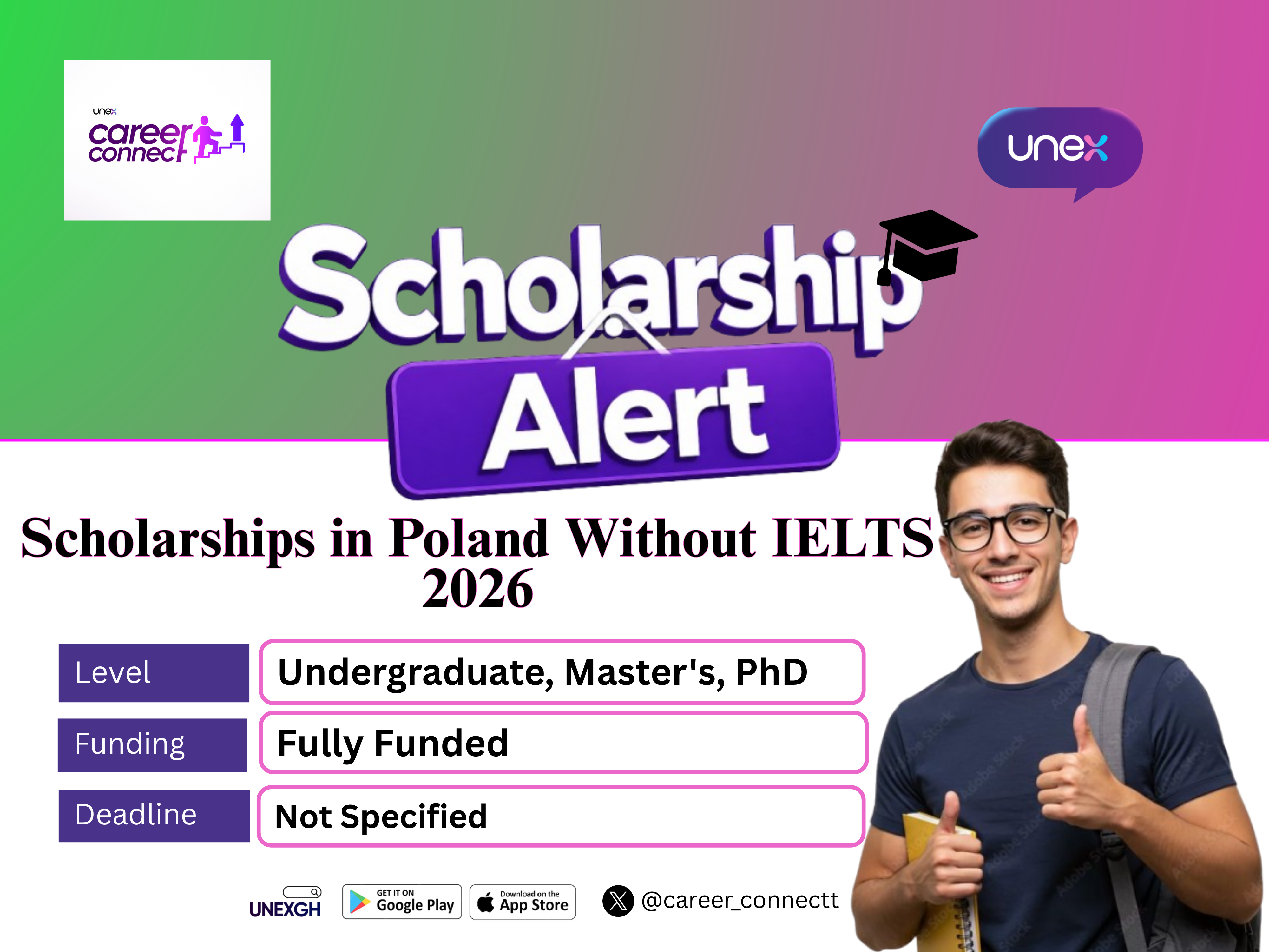 Scholarships in Poland Without IELTS 2026
