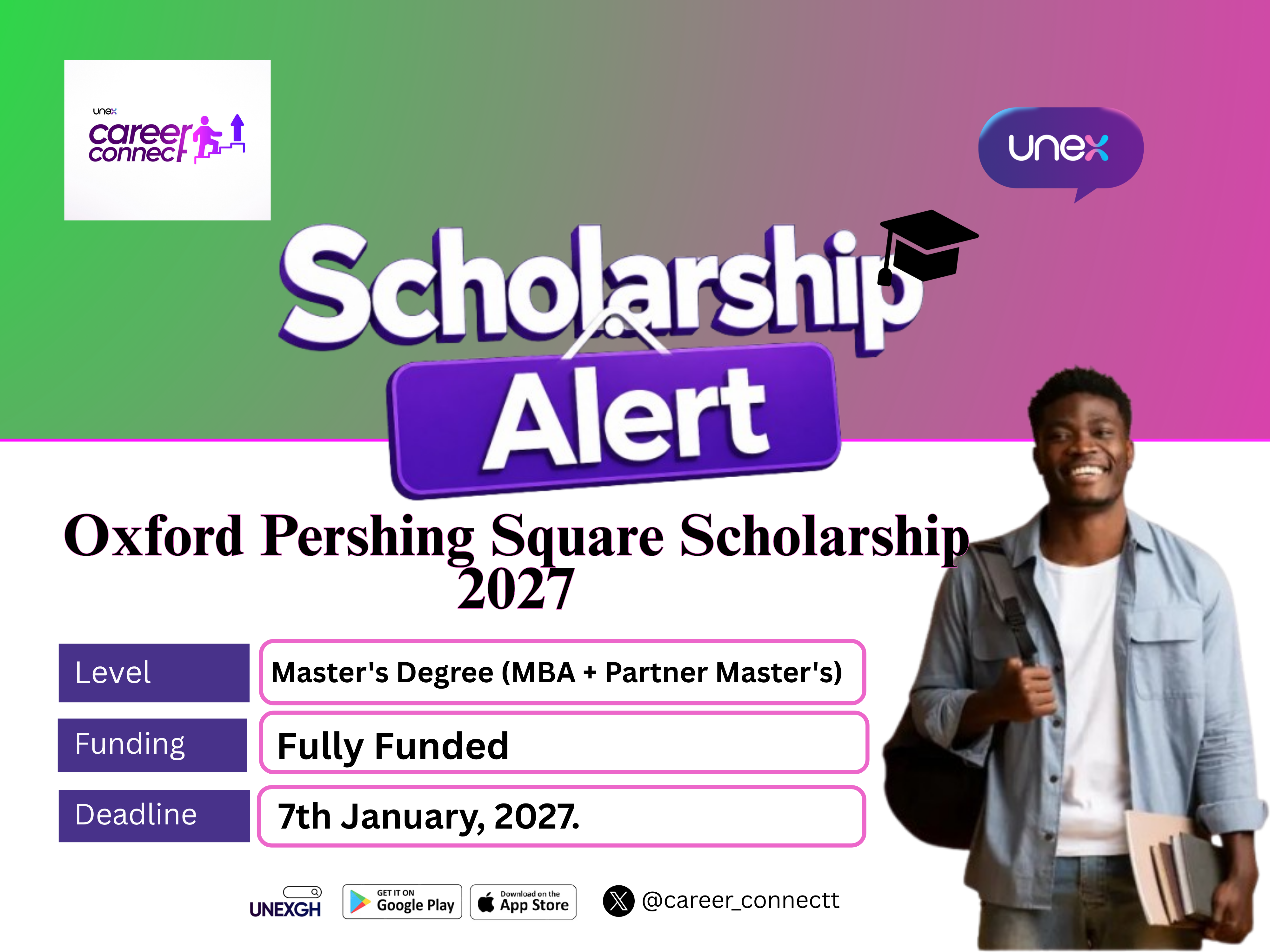 Oxford Pershing Square Scholarship 2027