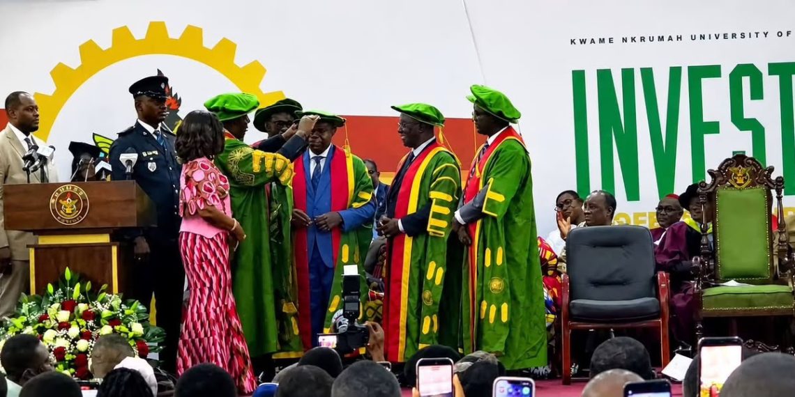 Professor Christian Agyare Assumes Office as 13th KNUST Vice-Chancellor