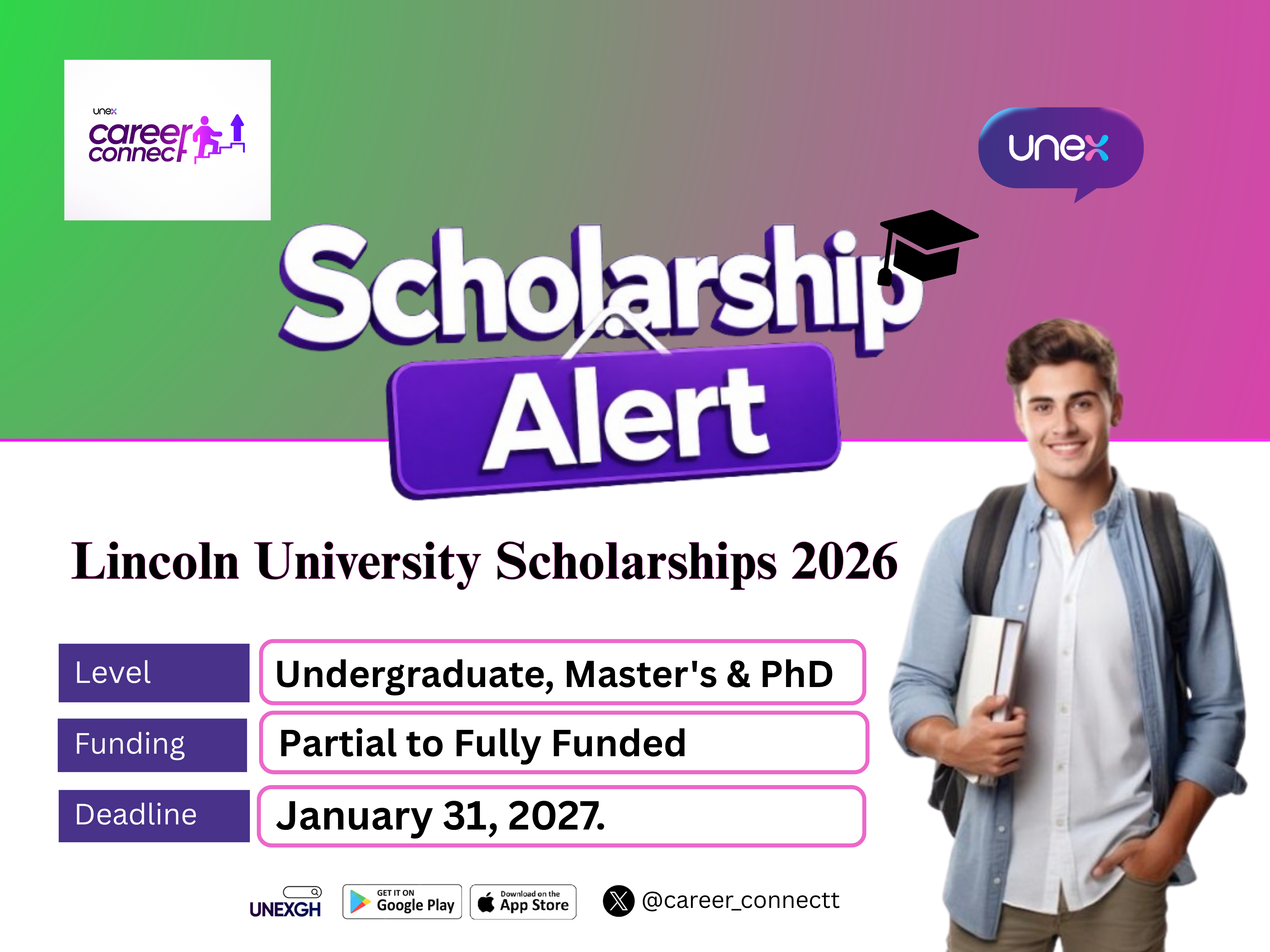 Lincoln University Scholarships 2026