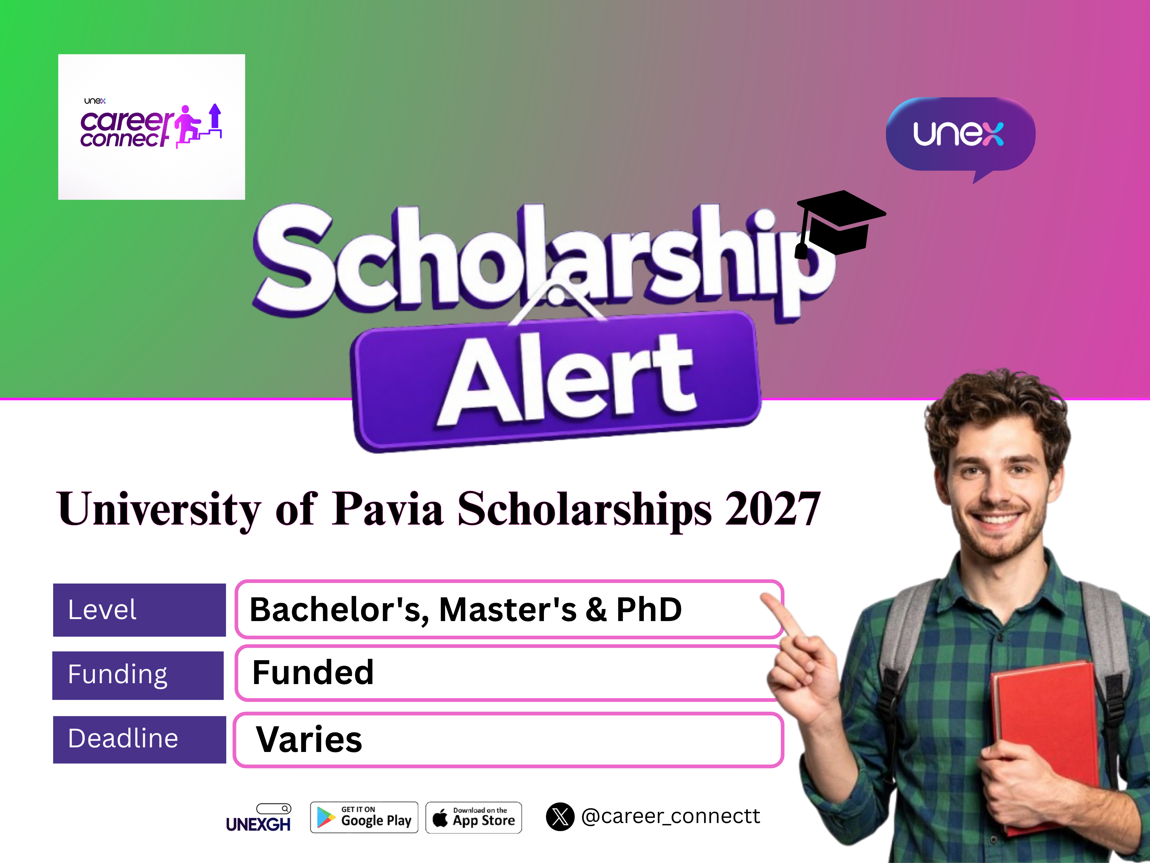 University of Pavia Scholarships 2027