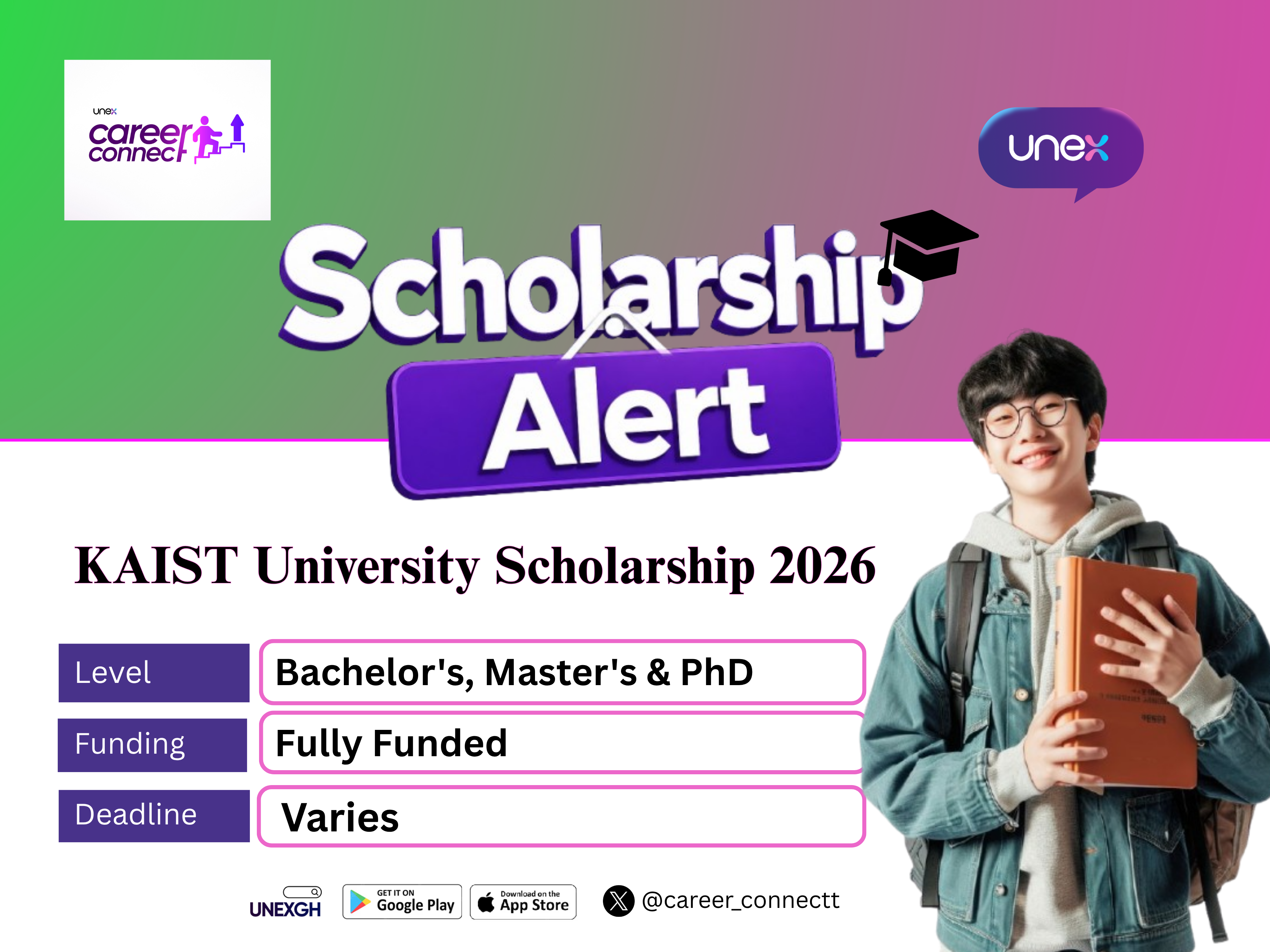 KAIST University Scholarship 2026