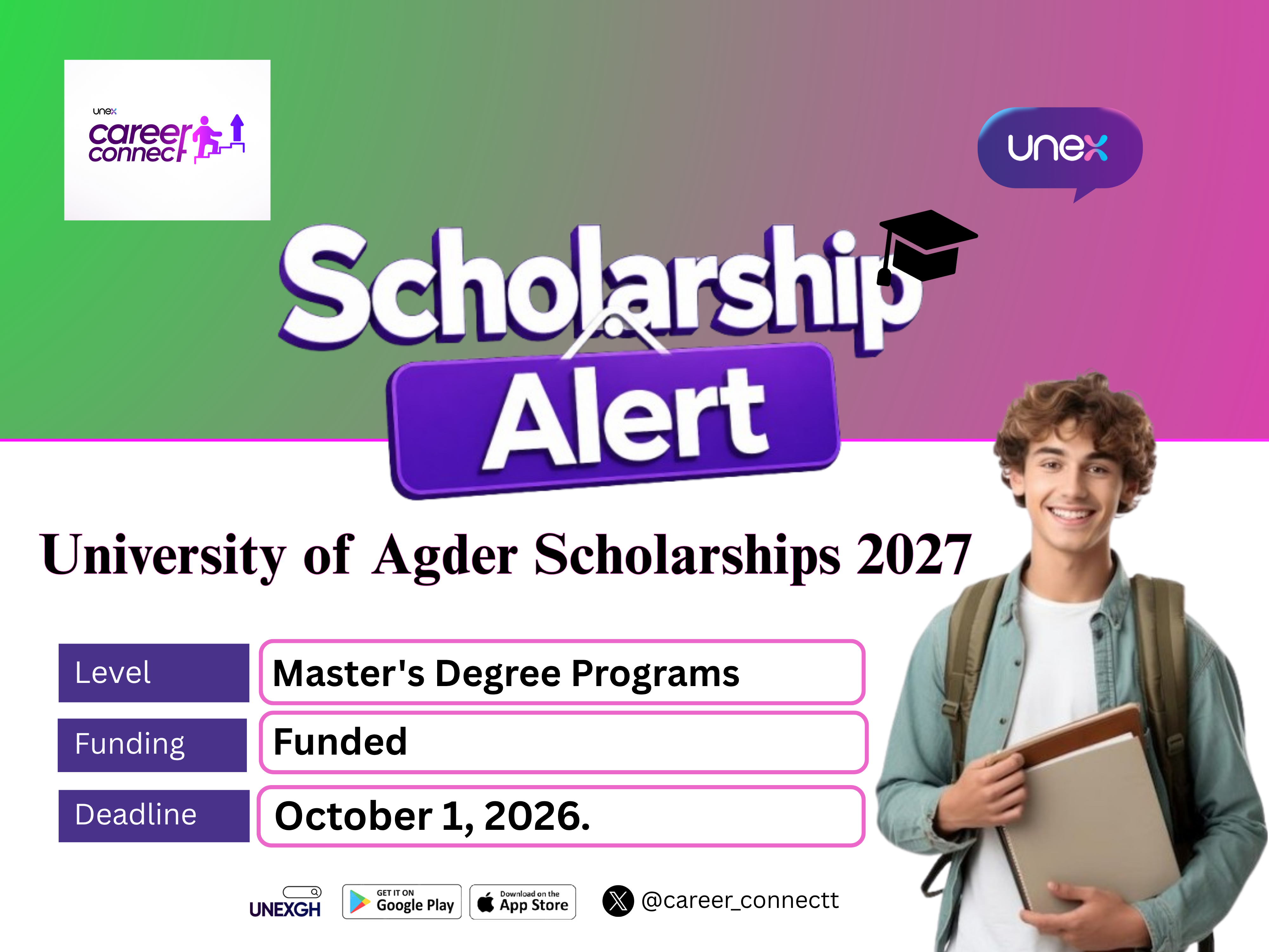 University of Agder Scholarships 2027