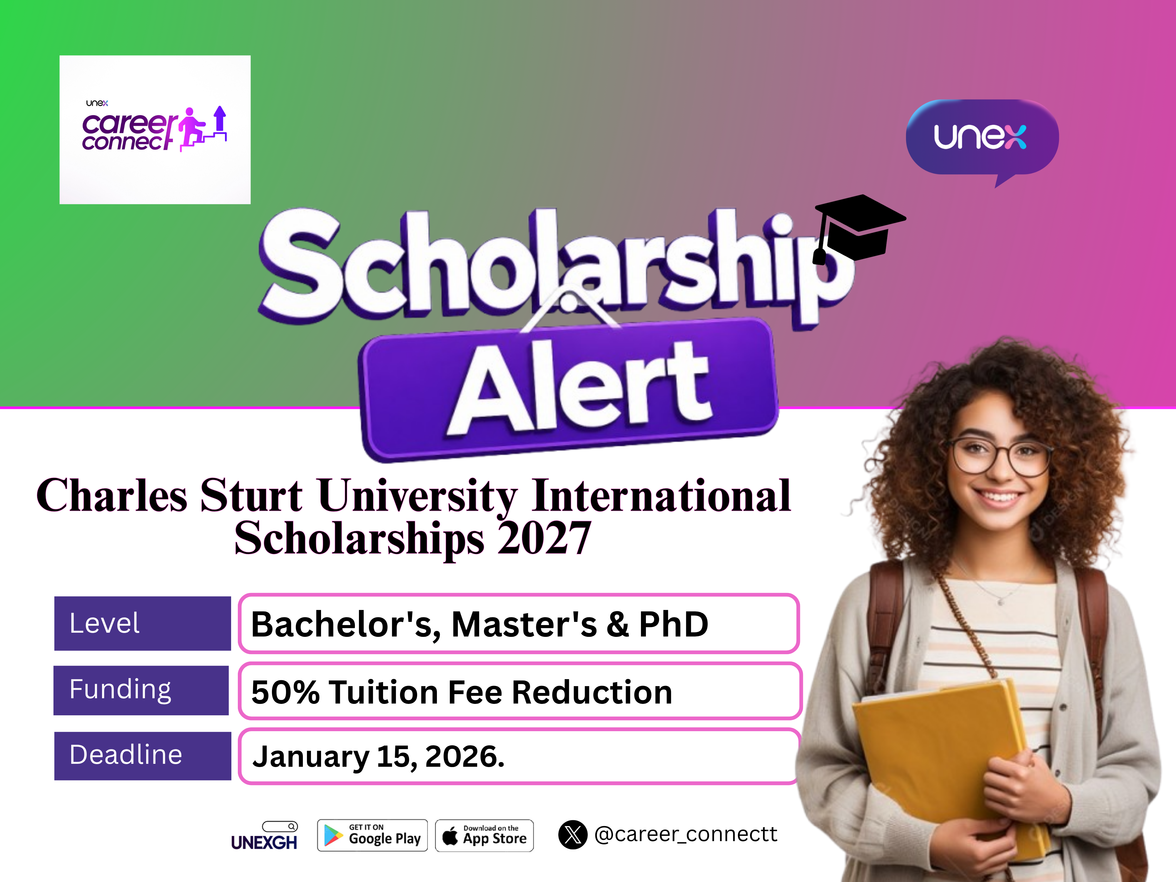 Charles Sturt University International Scholarships 2027