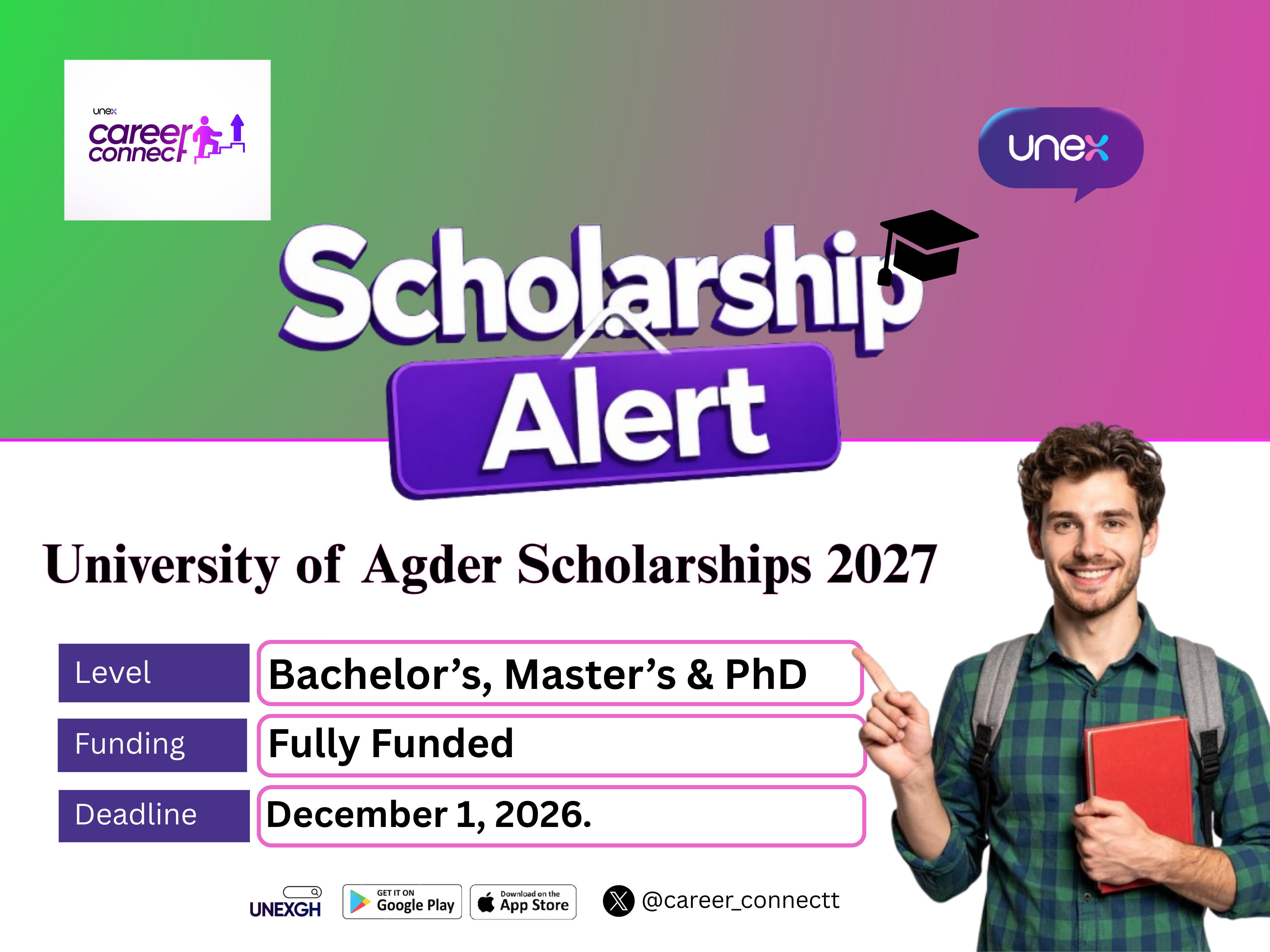 University of Agder Scholarships 2027