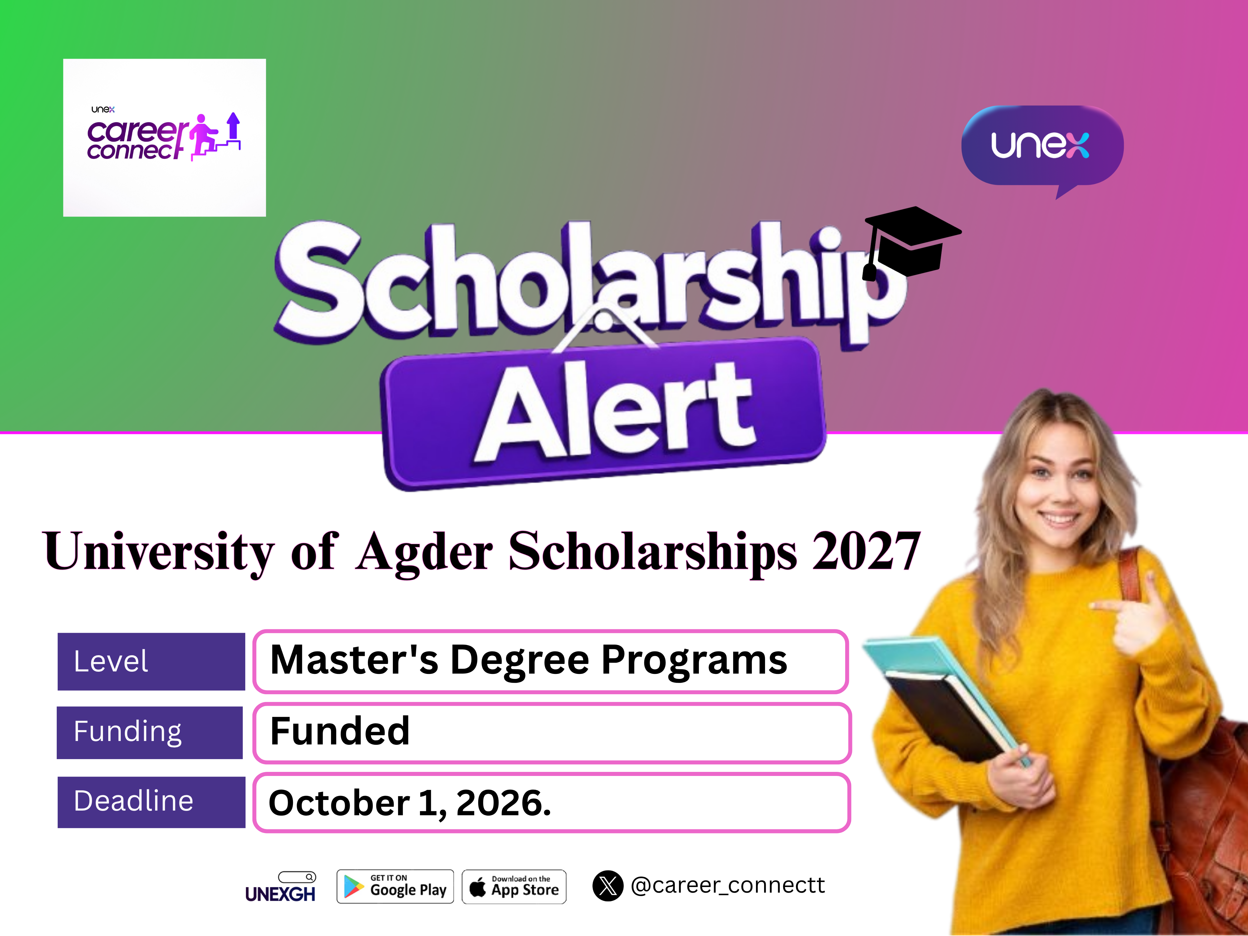 University of Agder Scholarships 2027