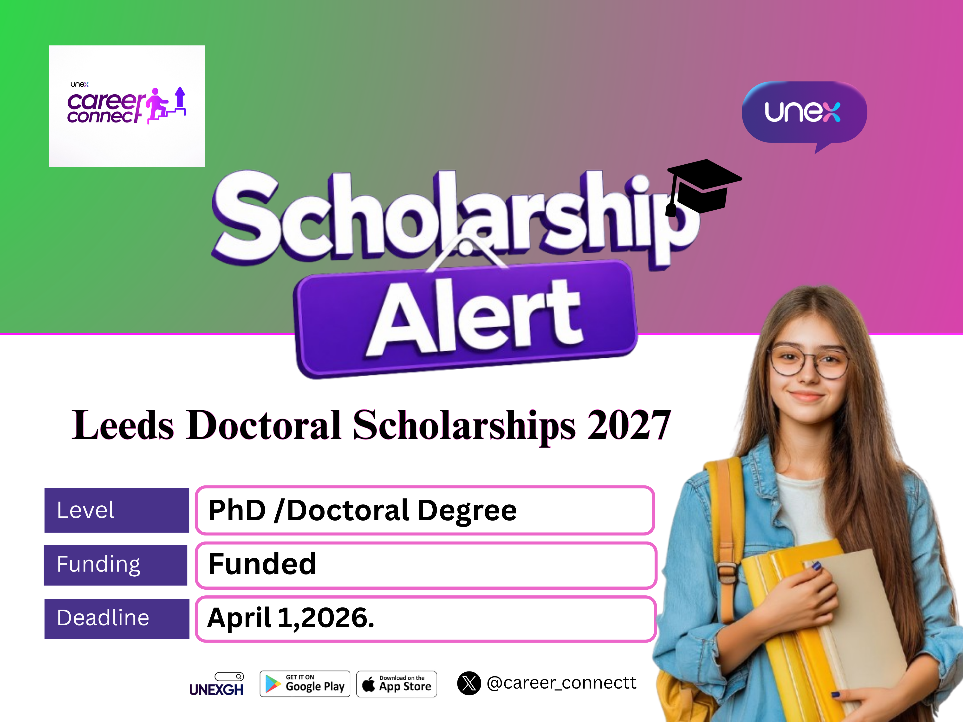 Leeds Doctoral Scholarships 2027